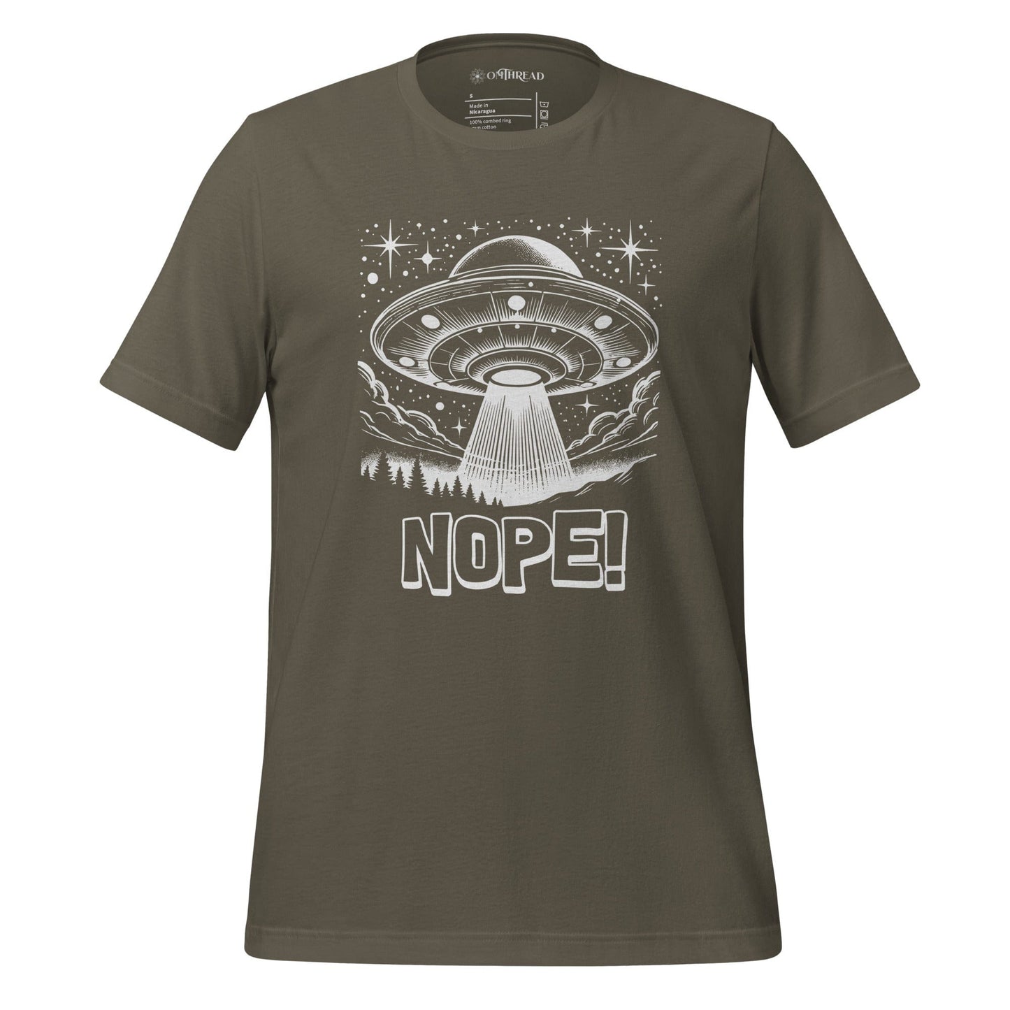 OMTHREAD Army / S Out of This World Style: "NOPE" UFO Tee