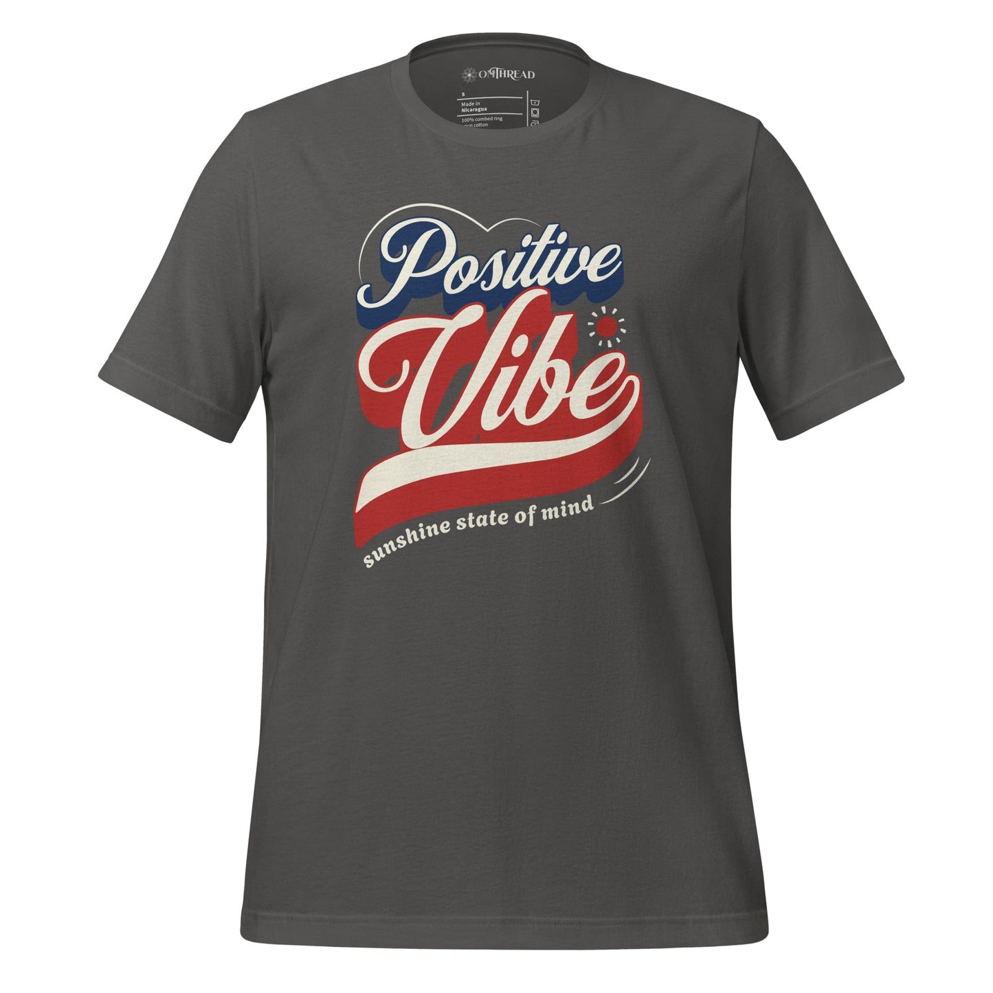 OMTHREAD Asphalt / S Positive Vibe: Sunshine State of Mind Tee