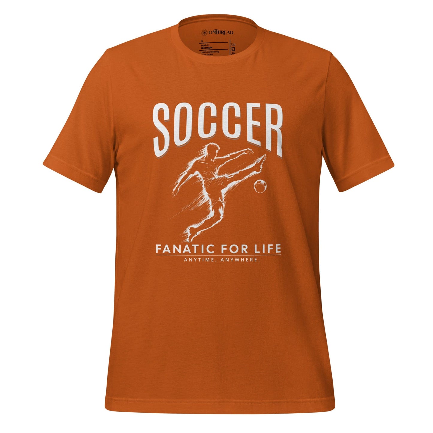 OMTHREAD Autumn / S Soccer Fanatic for Life Tee