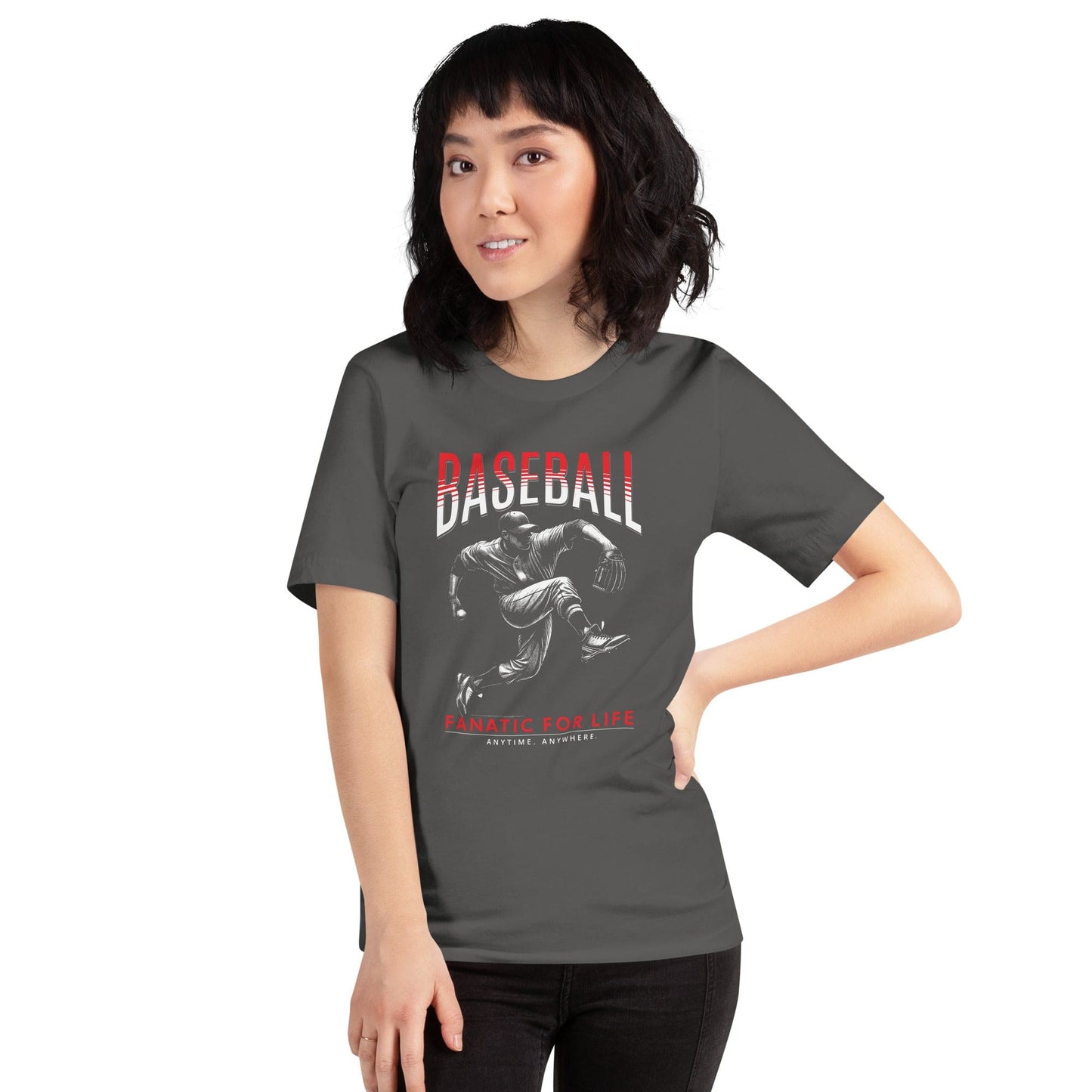 OMTHREAD Baseball Fanatic for Life Pitcher Tee