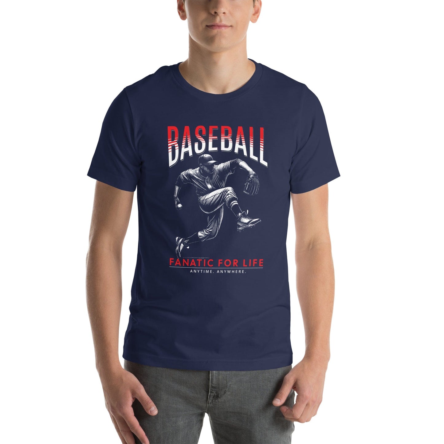 OMTHREAD Baseball Fanatic for Life Pitcher Tee