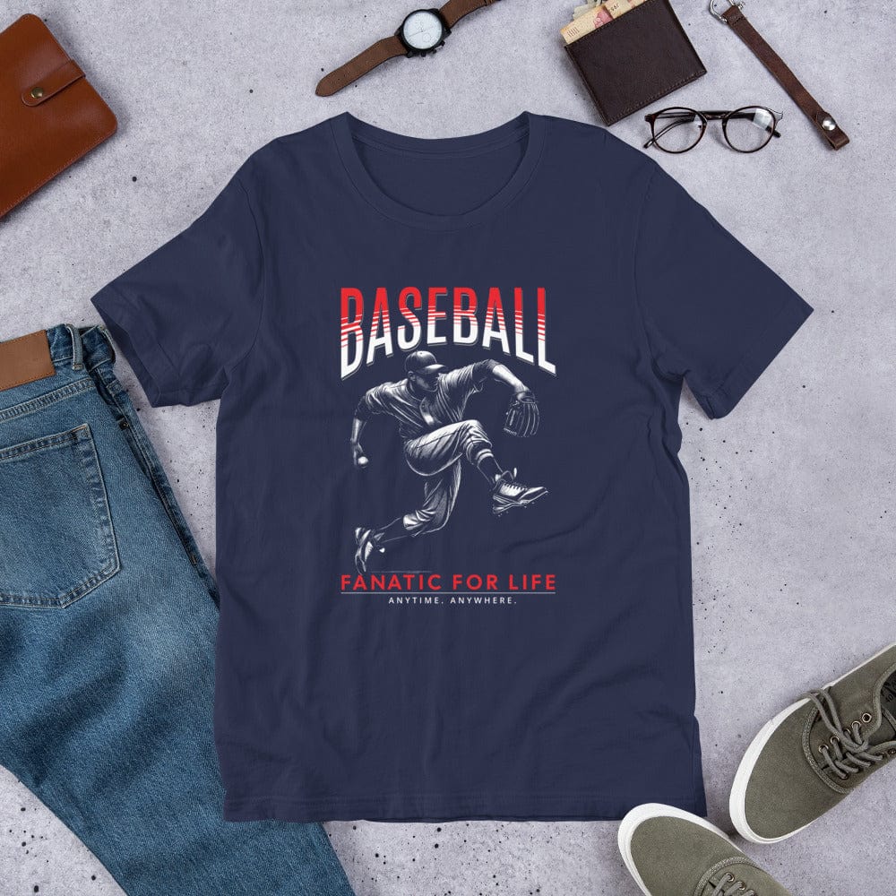OMTHREAD Baseball Fanatic for Life Pitcher Tee