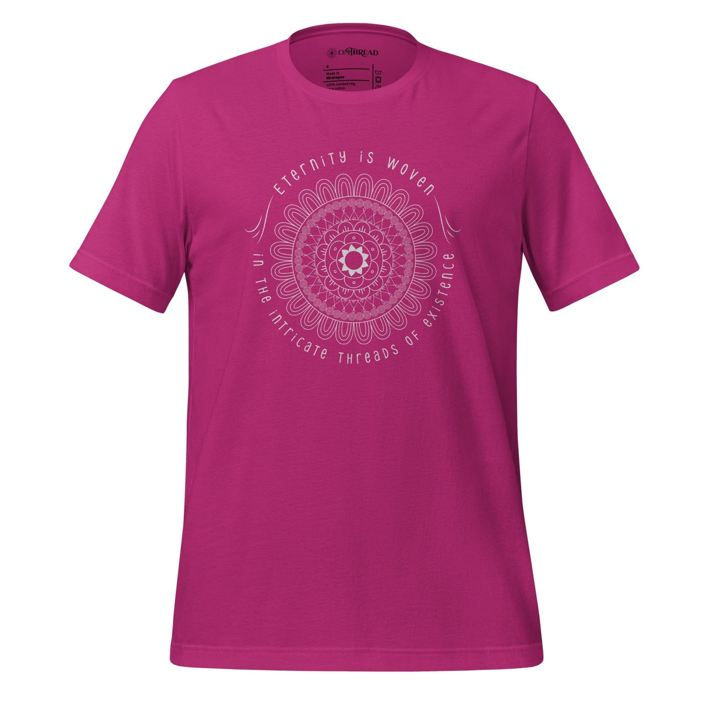 OMTHREAD Berry / S Eternity Threads Yoga Tee