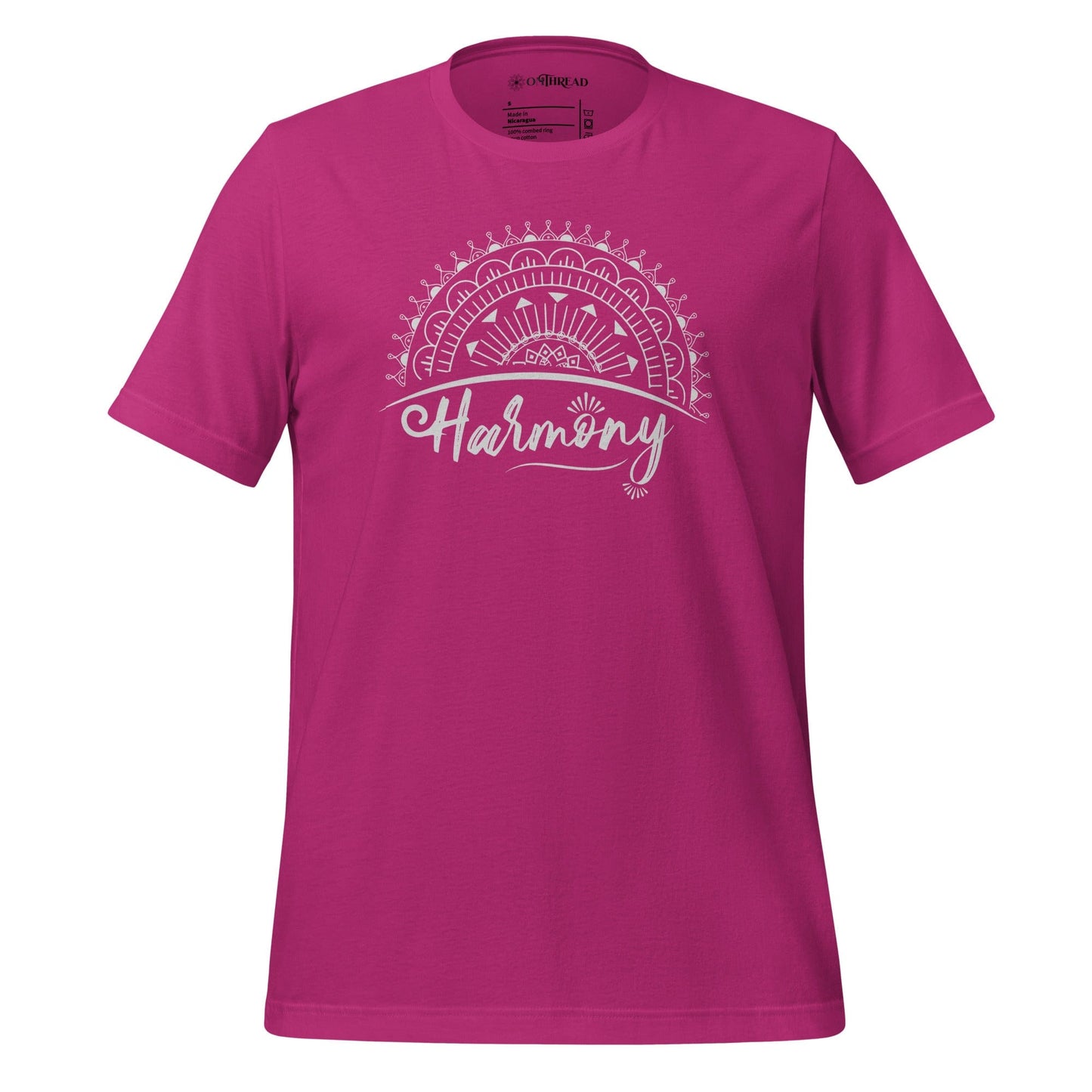OMTHREAD Berry / S Harmony Fan Yoga Tee