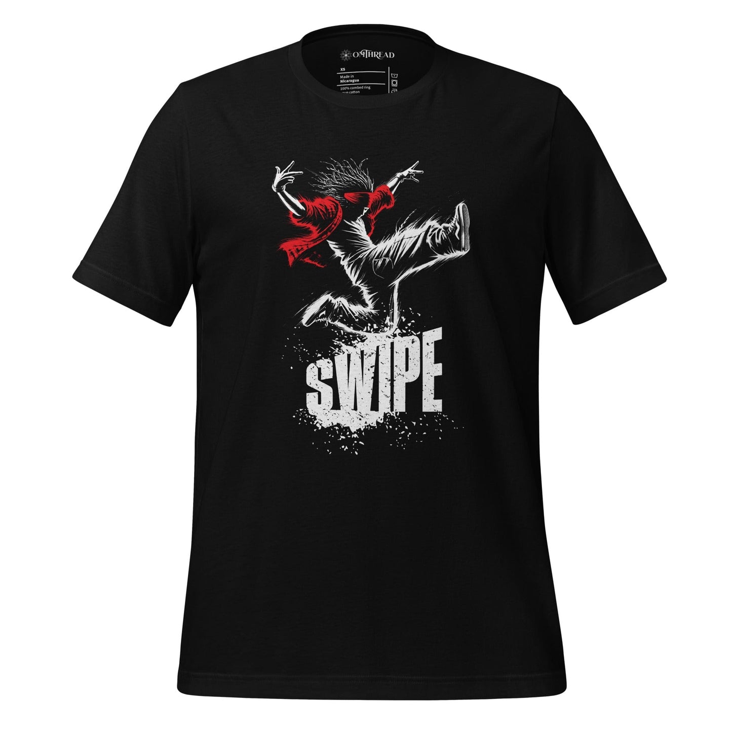 OMTHREAD Black / XS Breakdance Swipe in Motion Tee