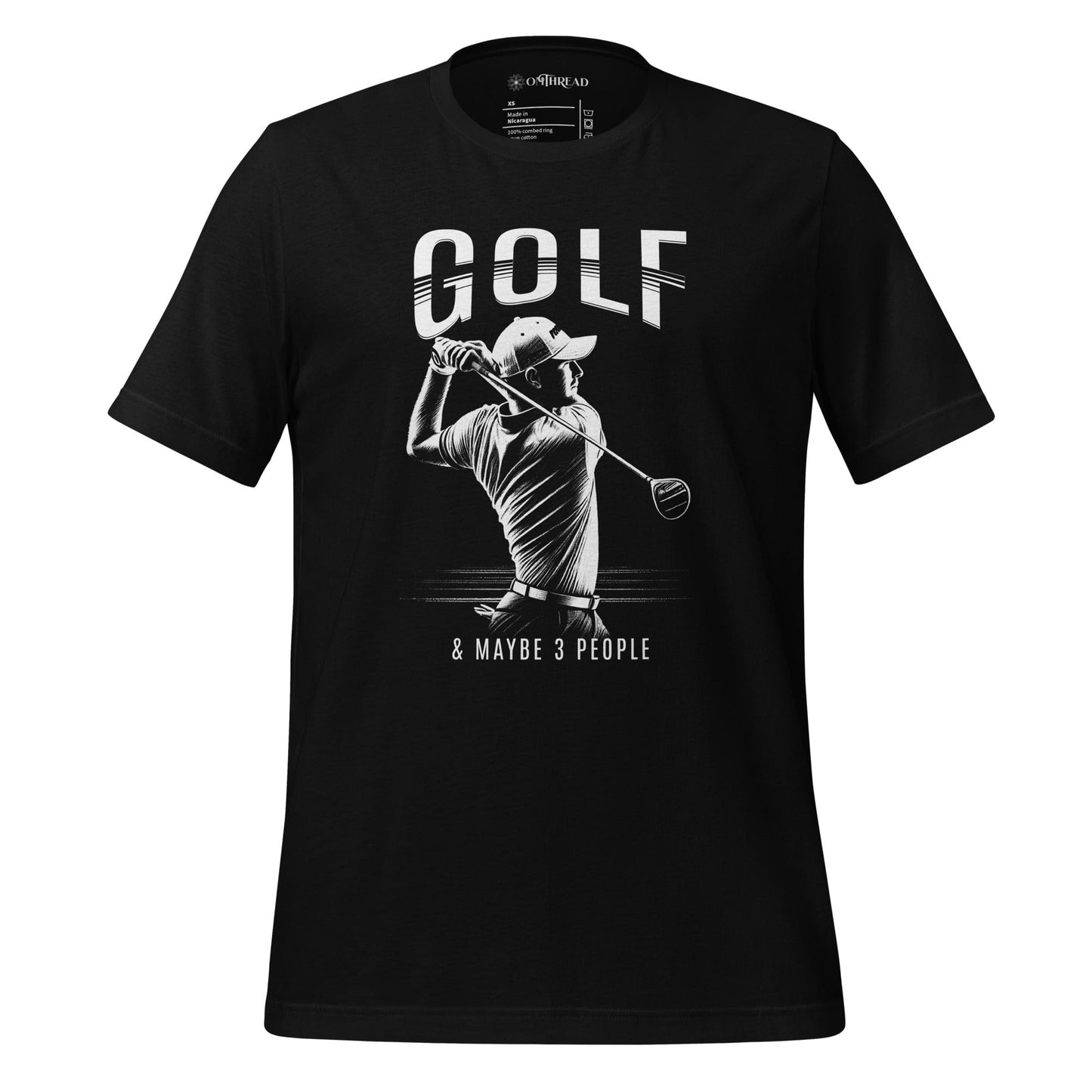 OMTHREAD Black / XS Golf & Maybe 3 People Tee