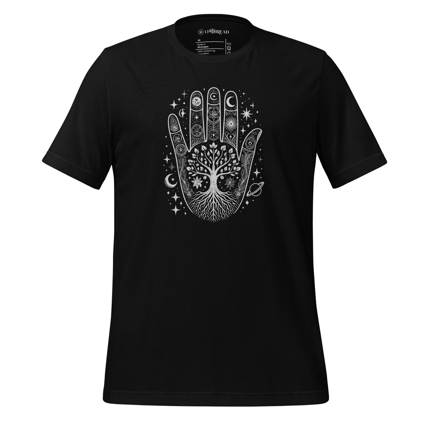OMTHREAD Black / XS Mystic Connections: Rooted in the Universe Yoga Tee