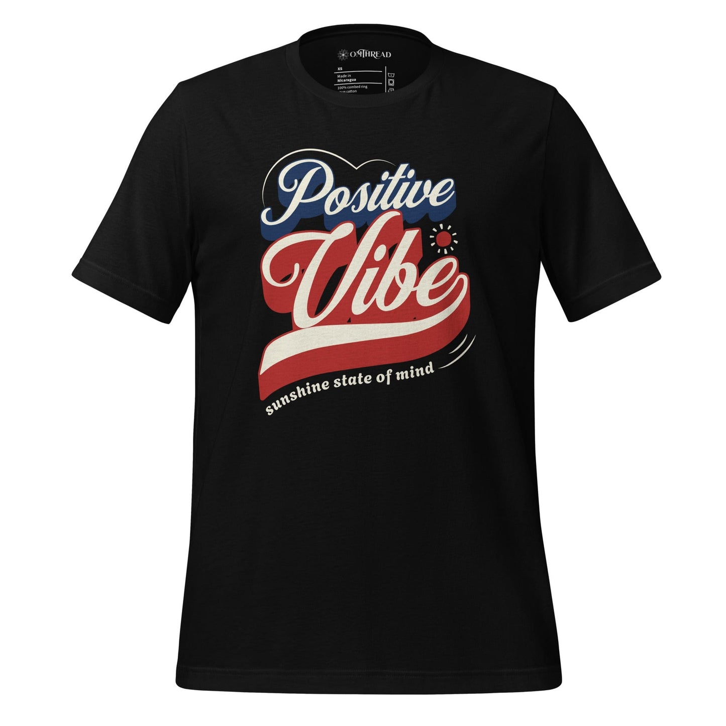 OMTHREAD Black / XS Positive Vibe: Sunshine State of Mind Tee