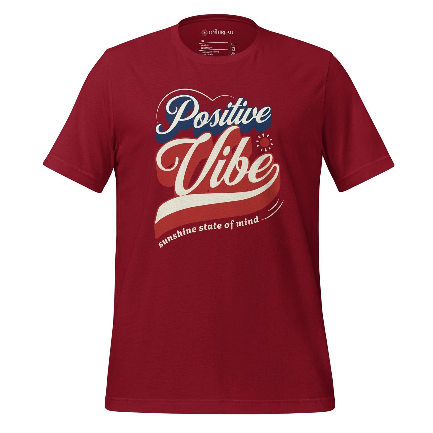 OMTHREAD Cardinal / XS Positive Vibe: Sunshine State of Mind Tee
