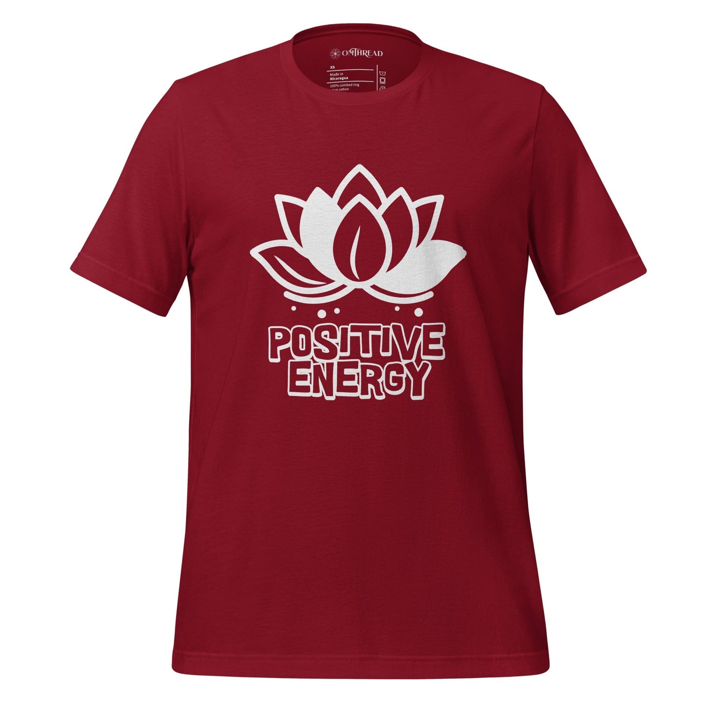 OMTHREAD Cardinal / XS Radiate Positive Energy Motivational Tee