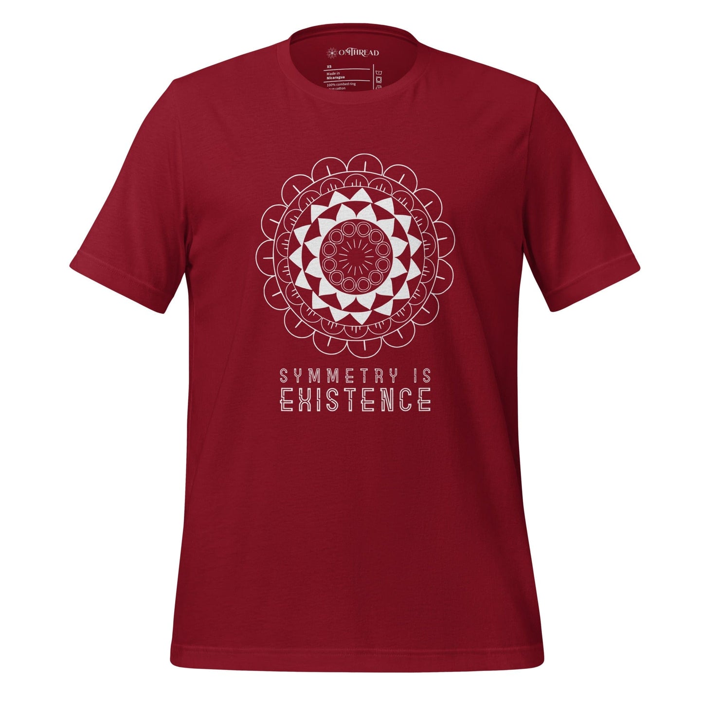 OMTHREAD Cardinal / XS Symmetry is Existence Yoga Tee
