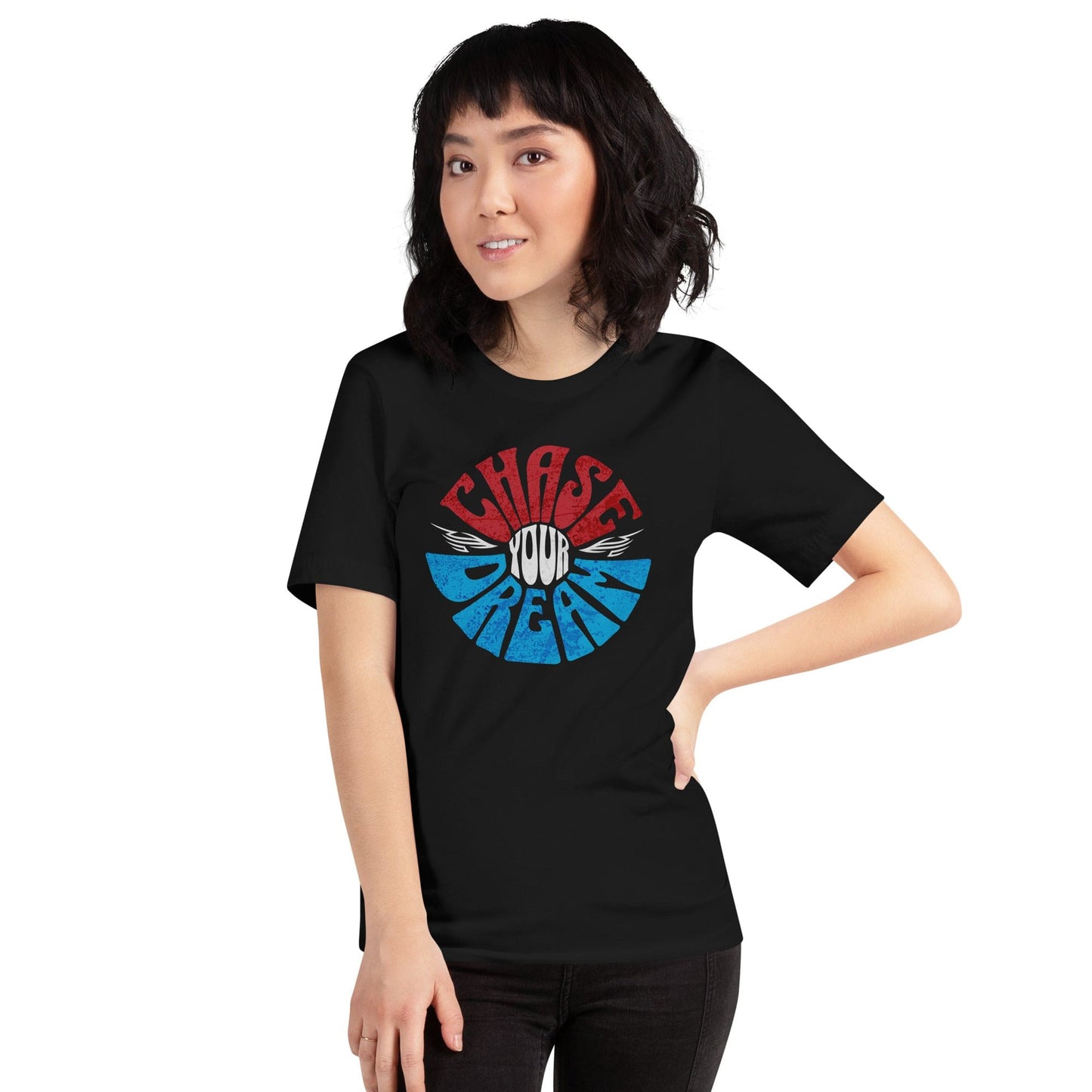 OMTHREAD Chase Your Dream Motivational Tee