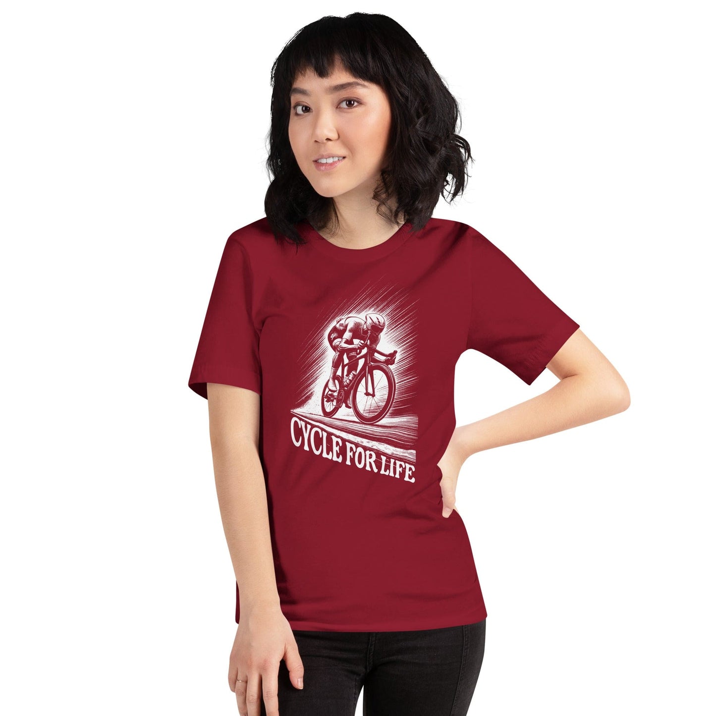 OMTHREAD Cycle for Life - Embrace the Journey Tee