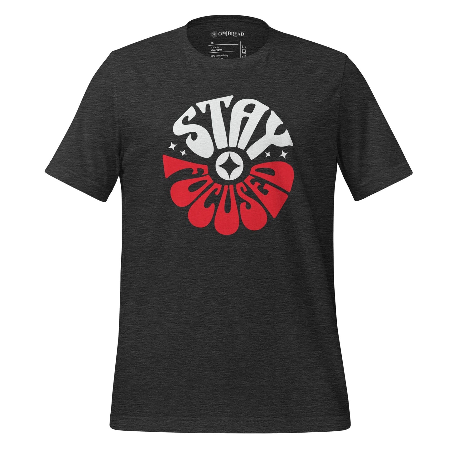 OMTHREAD Dark Grey Heather / XS Stay Focused | Inspiring Achiever Tee for Go-Getters