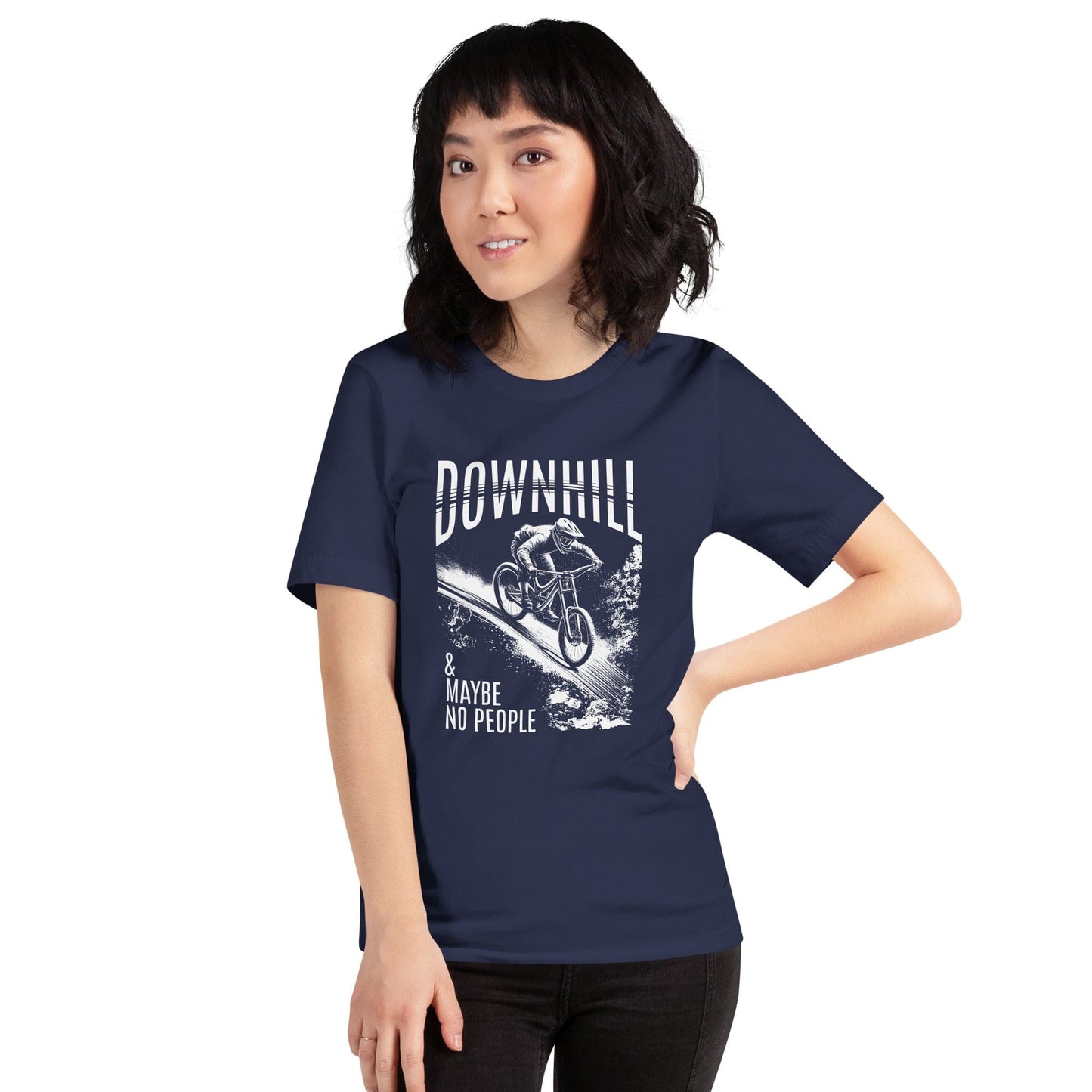OMTHREAD Downhill and Maybe No People Tee