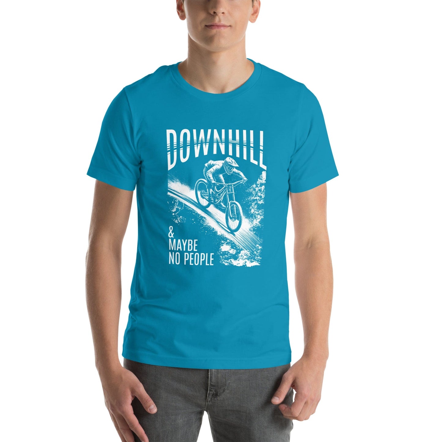 OMTHREAD Downhill and Maybe No People Tee