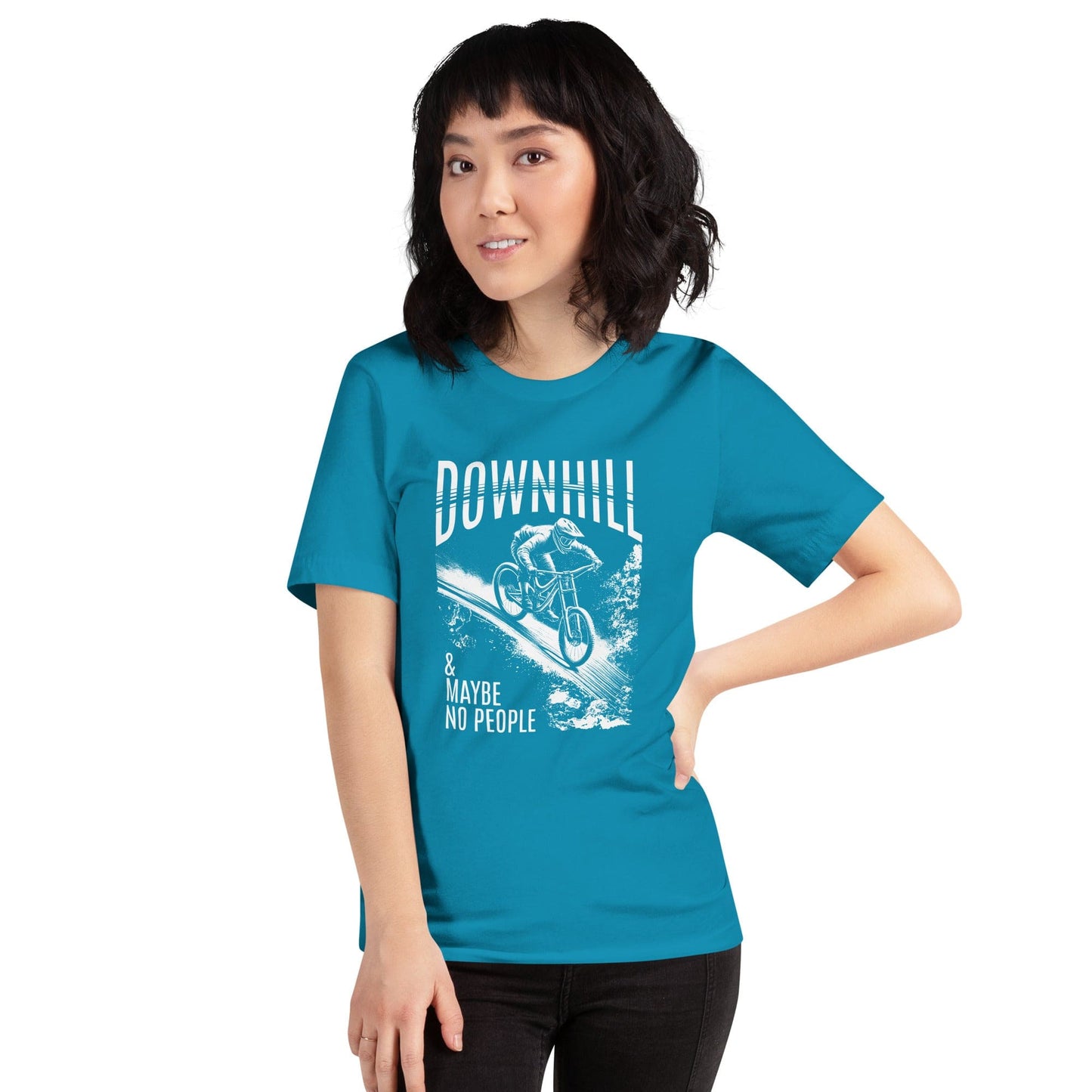 OMTHREAD Downhill and Maybe No People Tee