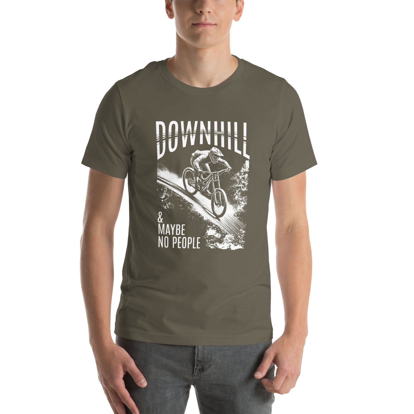 OMTHREAD Downhill and Maybe No People Tee