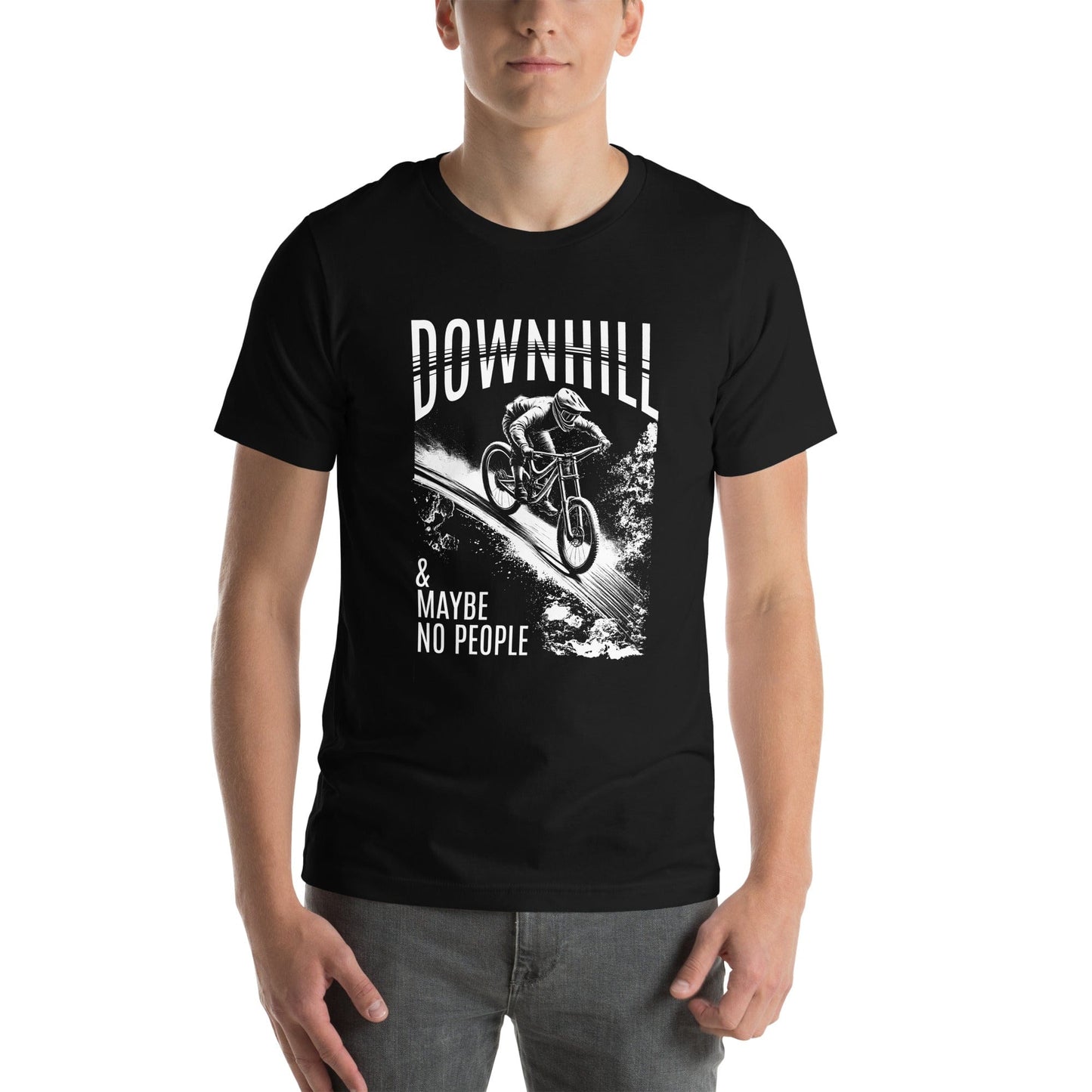 OMTHREAD Downhill and Maybe No People Tee