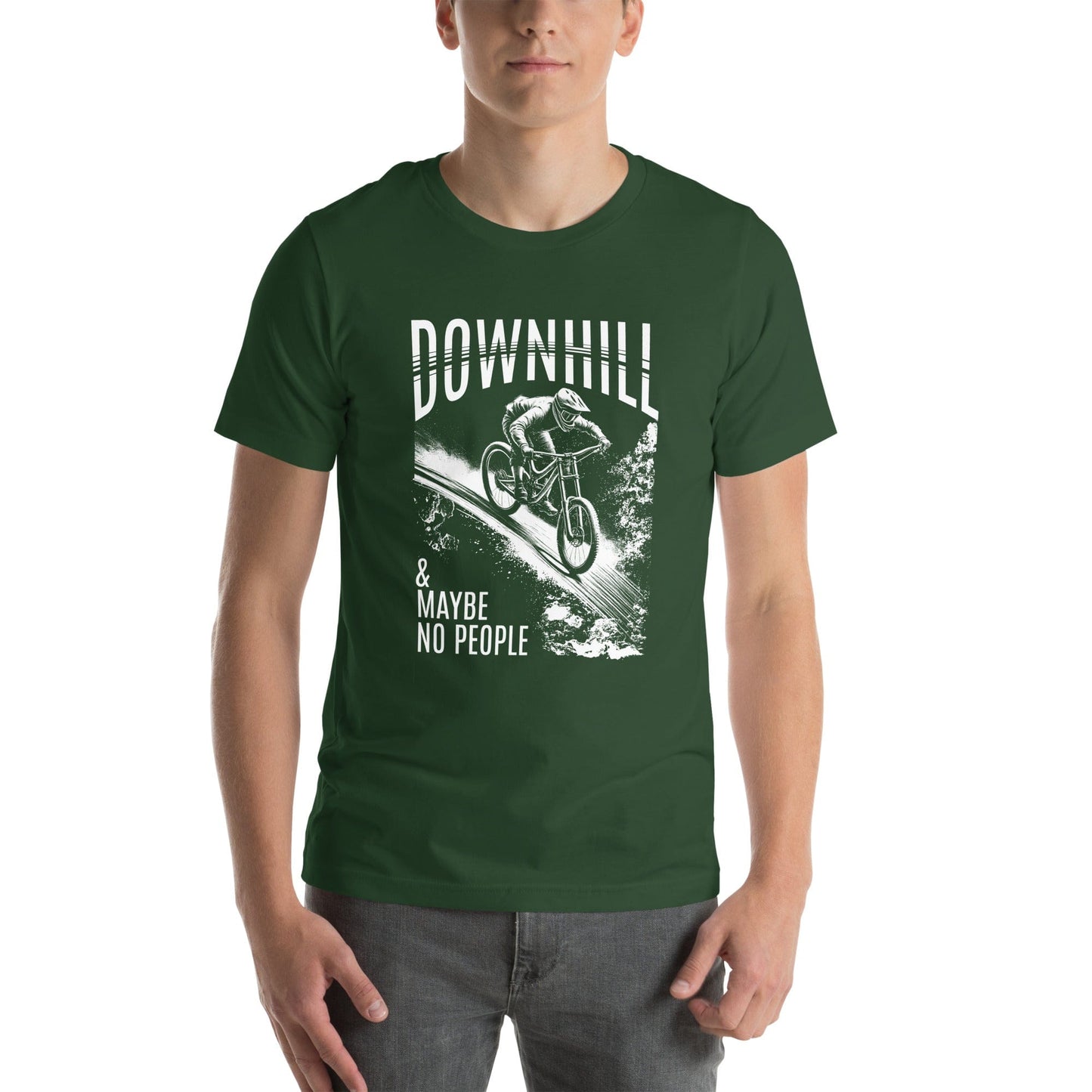 OMTHREAD Downhill and Maybe No People Tee