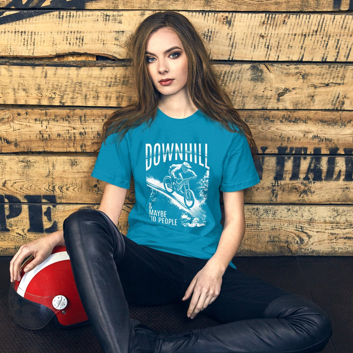 OMTHREAD Downhill and Maybe No People Tee
