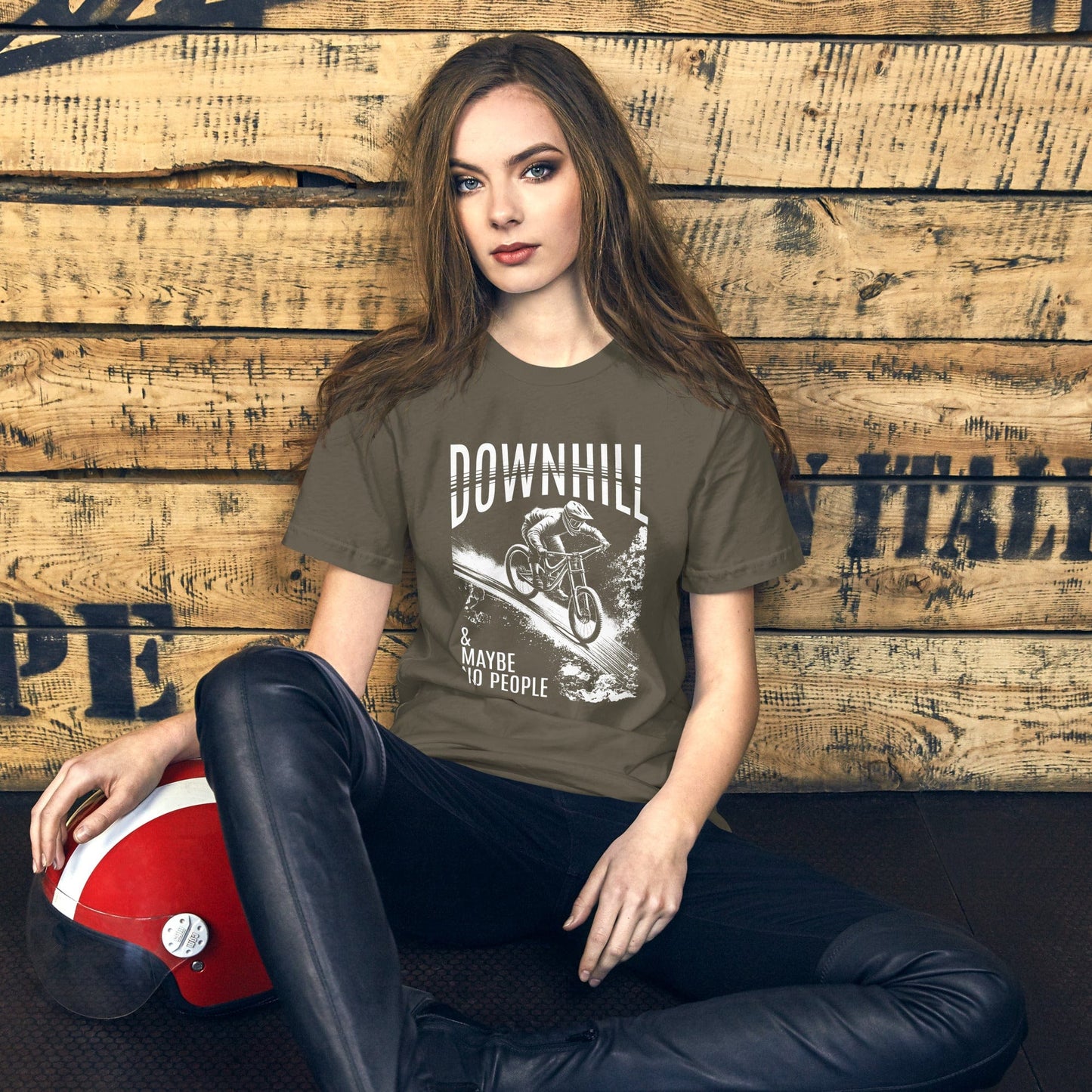 OMTHREAD Downhill and Maybe No People Tee