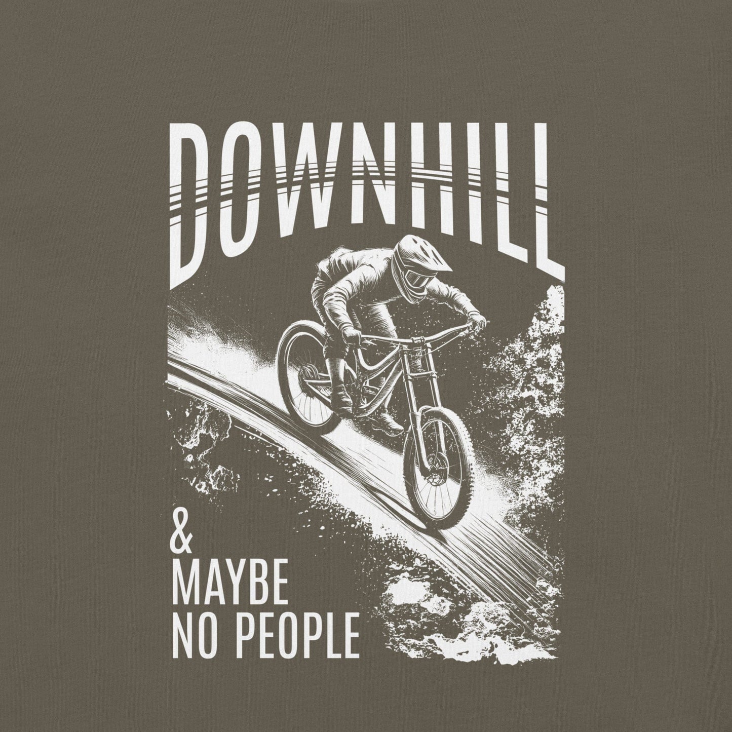 OMTHREAD Downhill and Maybe No People Tee