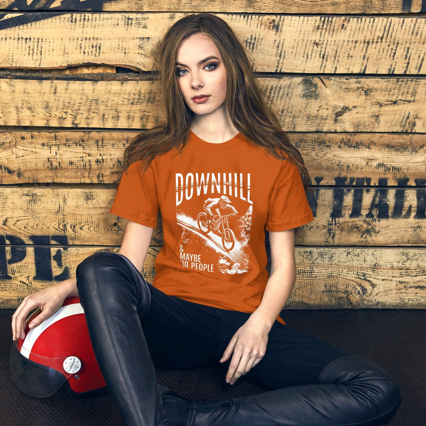 OMTHREAD Downhill and Maybe No People Tee