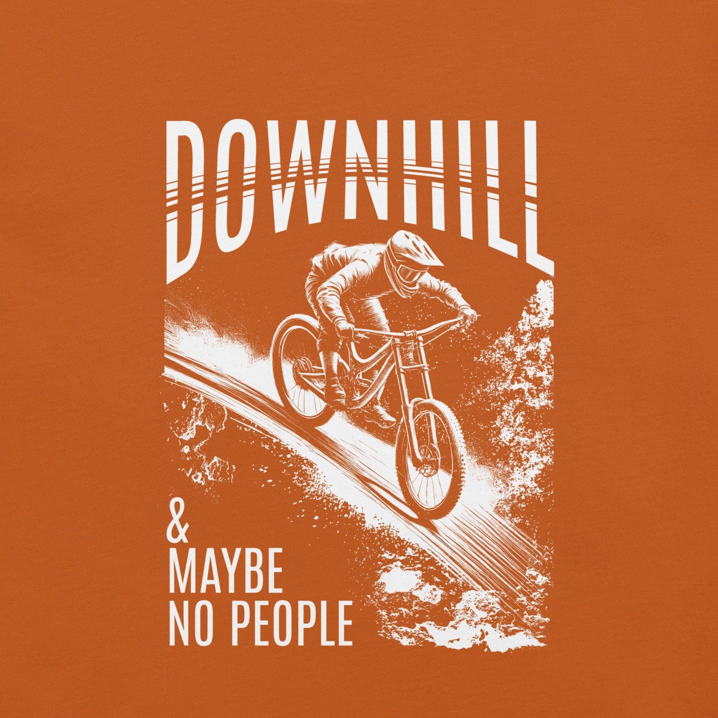 OMTHREAD Downhill and Maybe No People Tee