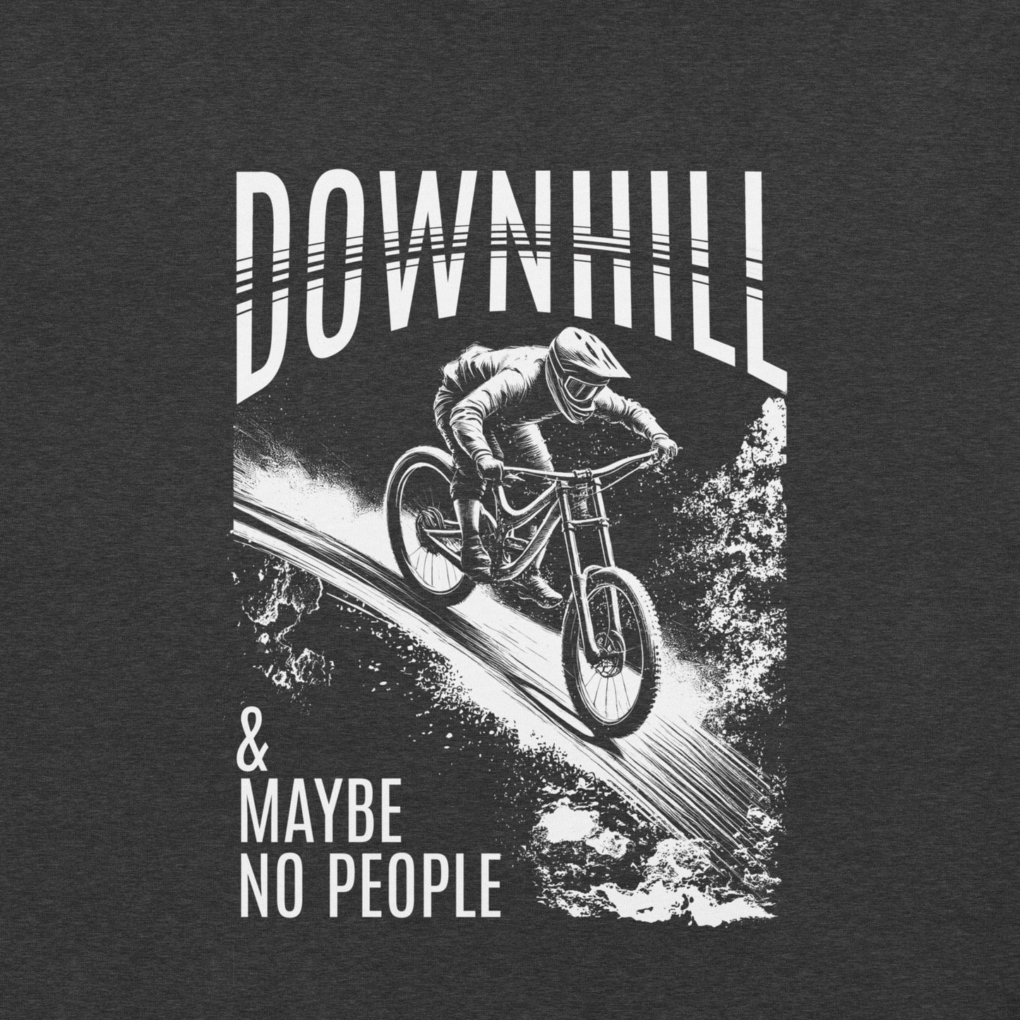 OMTHREAD Downhill and Maybe No People Tee