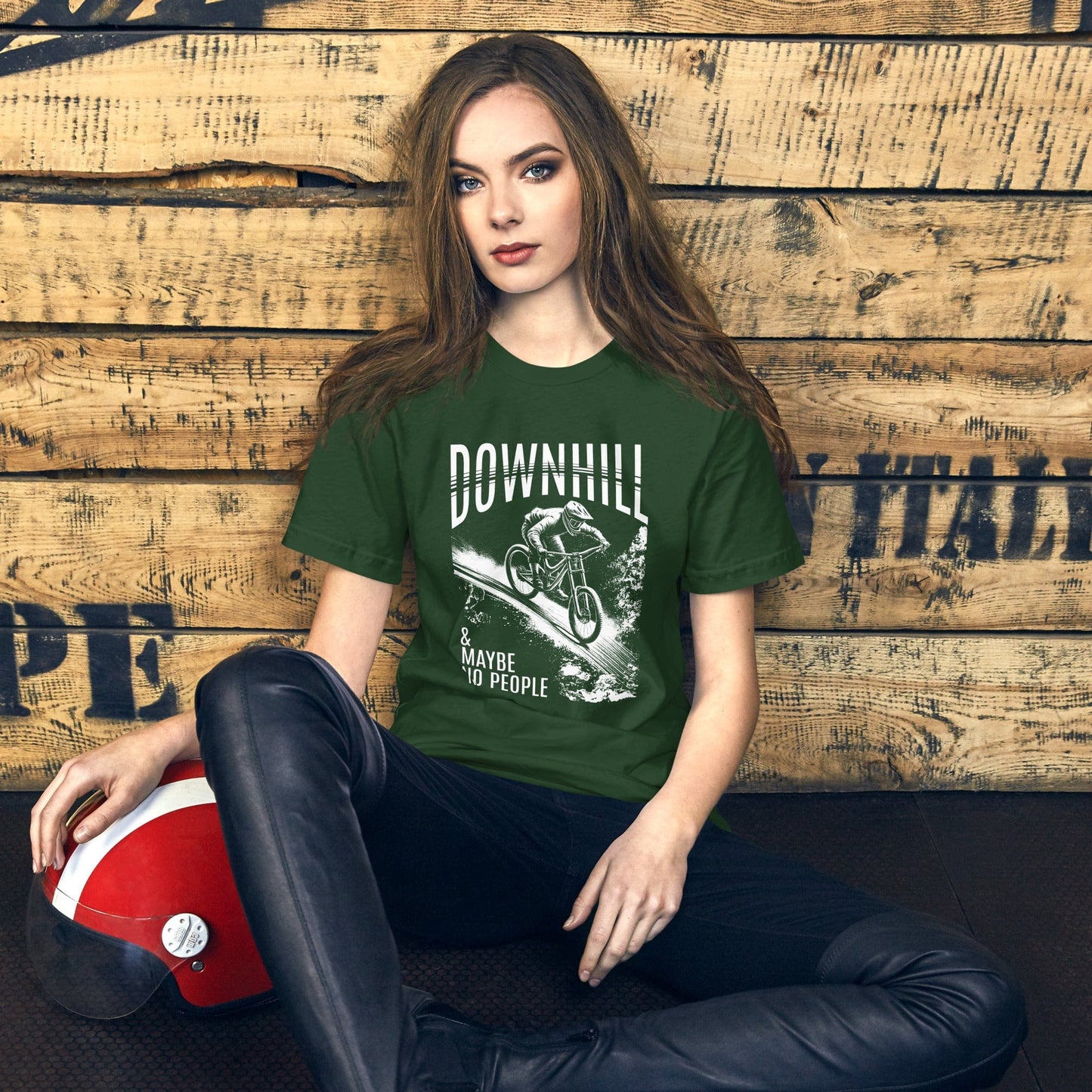 OMTHREAD Downhill and Maybe No People Tee