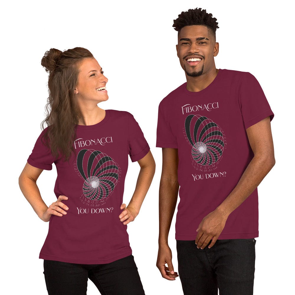 OMTHREAD Fibonacci, You Down? Science Geek Tee