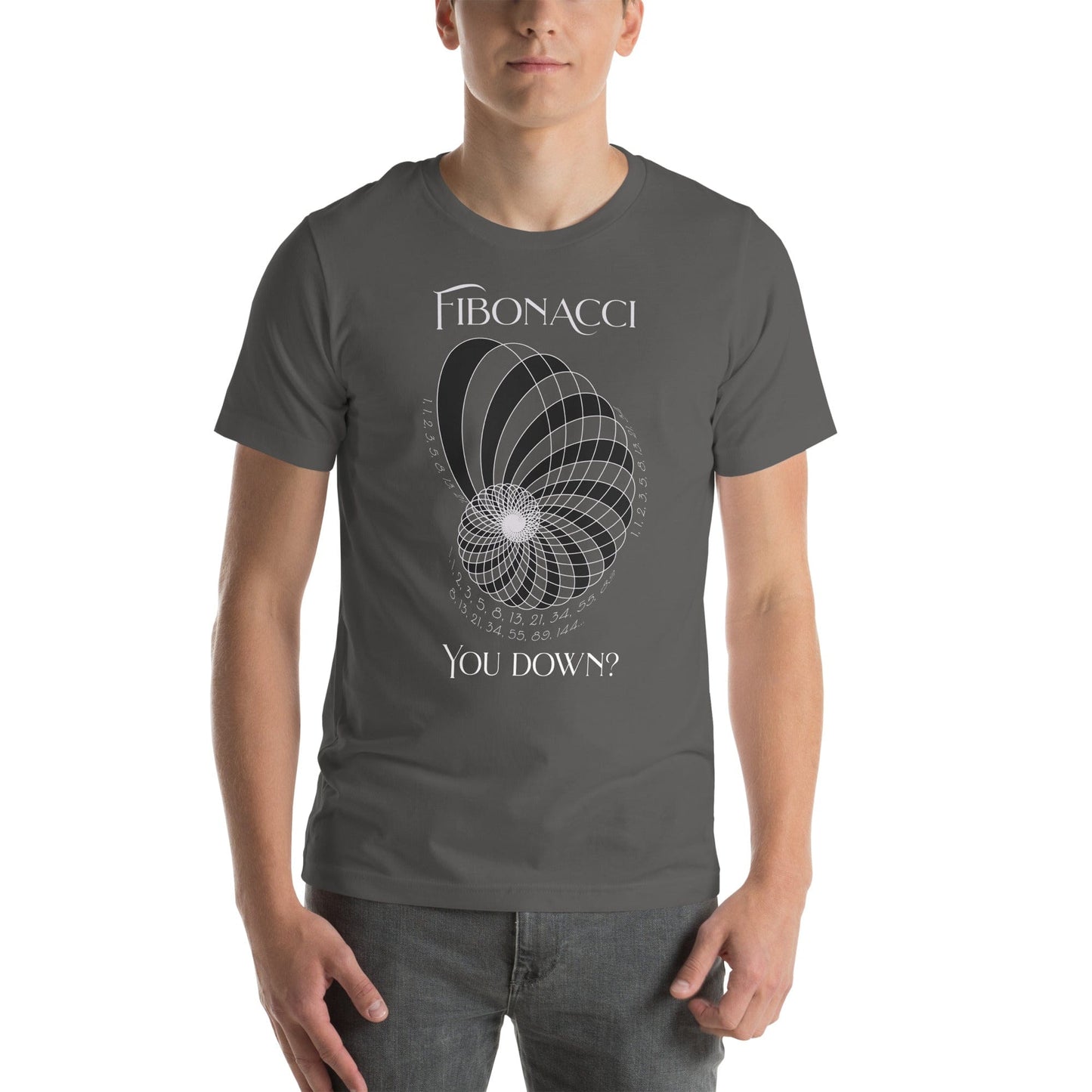 OMTHREAD Fibonacci, You Down? Science Geek Tee