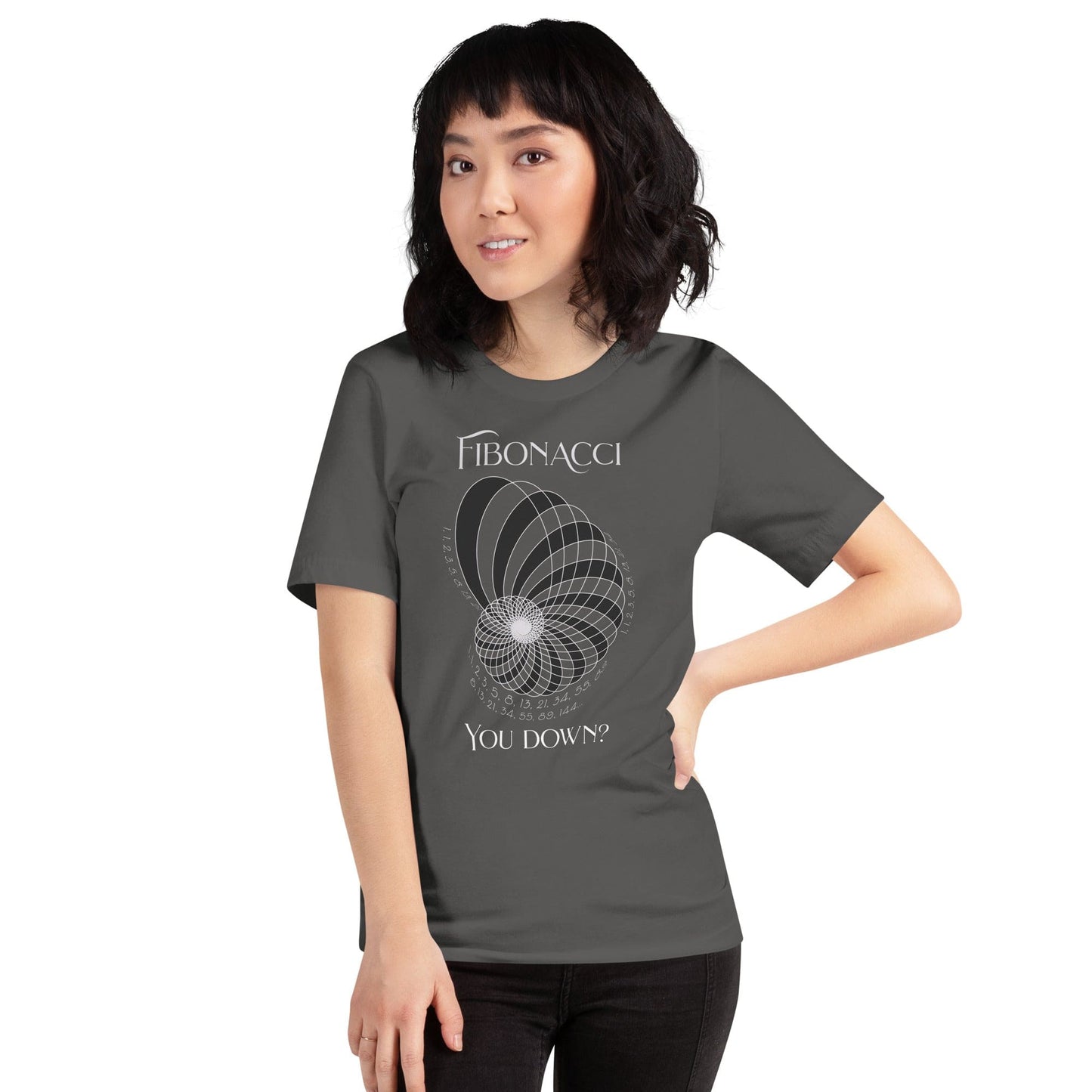 OMTHREAD Fibonacci, You Down? Science Geek Tee