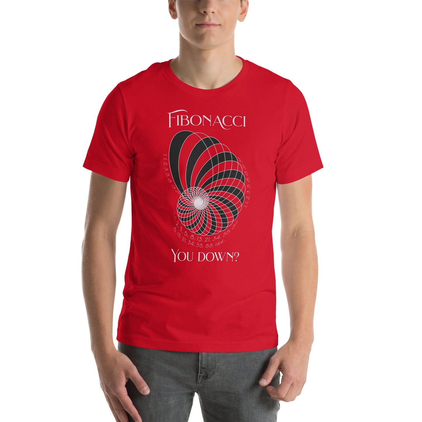 OMTHREAD Fibonacci, You Down? Science Geek Tee