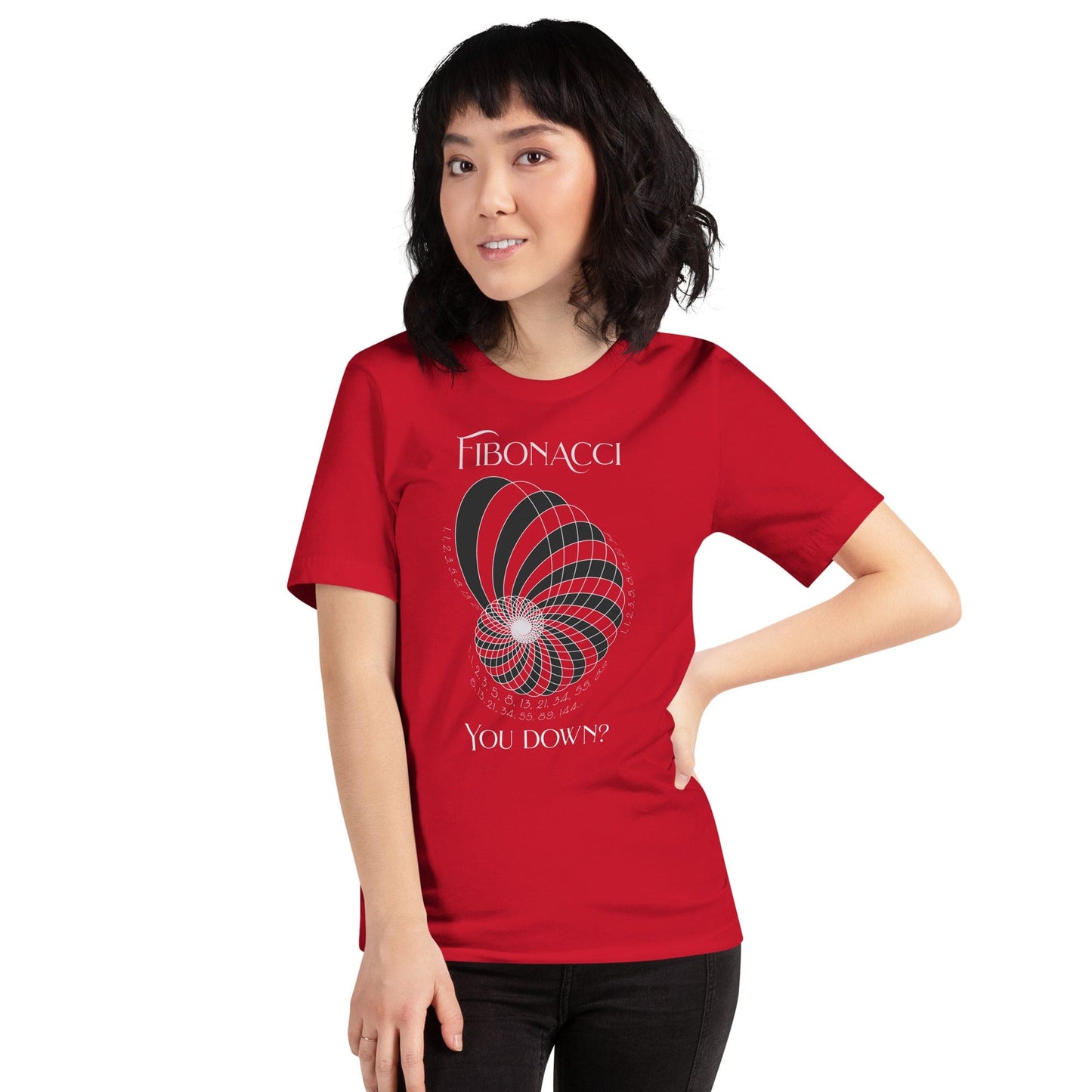 OMTHREAD Fibonacci, You Down? Science Geek Tee