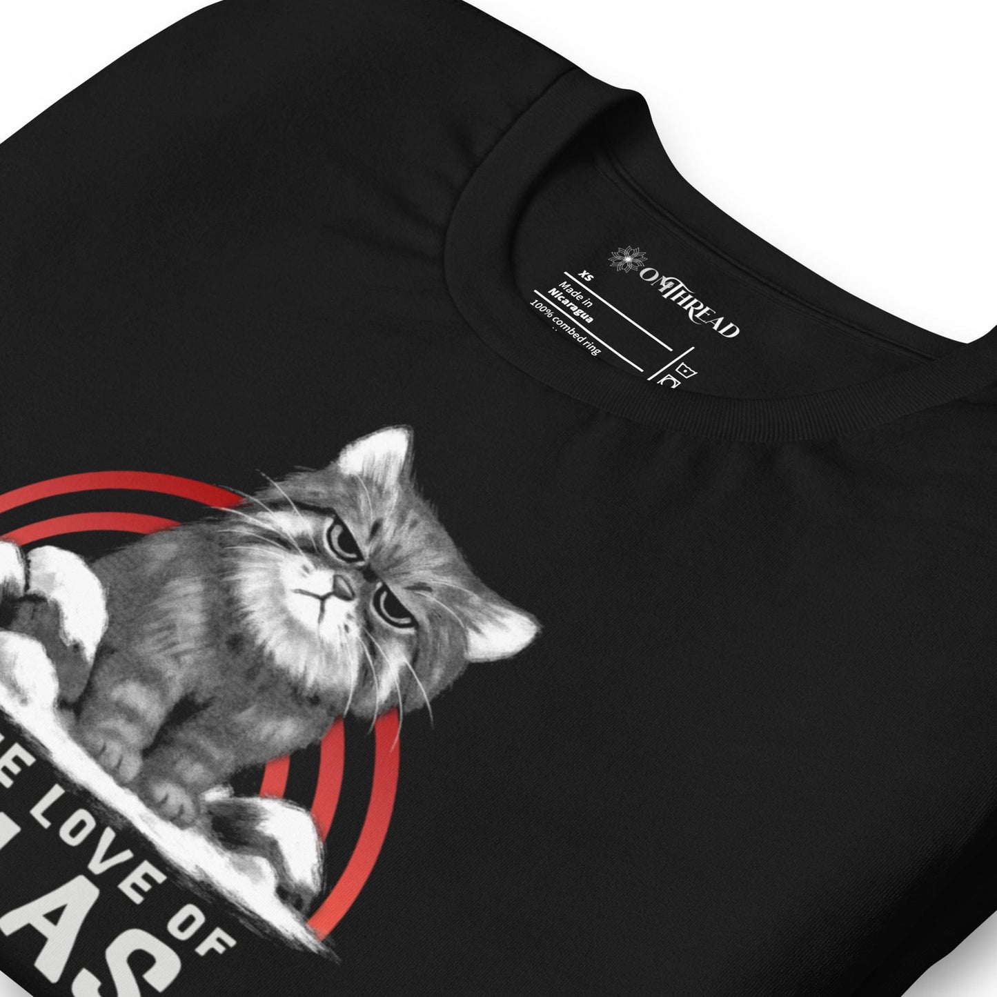 OMTHREAD For the Love of Pallas Cat T-Shirt, Grumpy Pallas Cat Shirt, Wildlife Conservation Tee