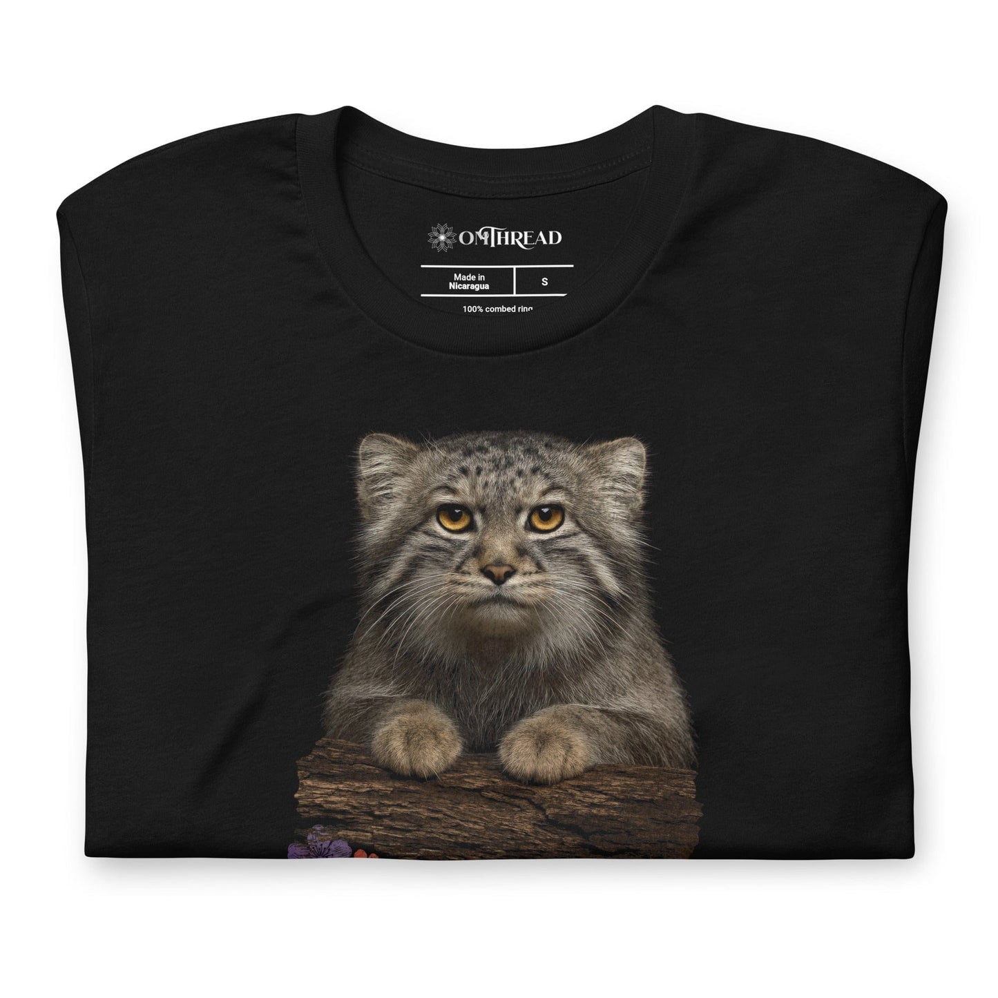 OMTHREAD Funny Manuls Hate Mondays Pallas Cat T-Shirt