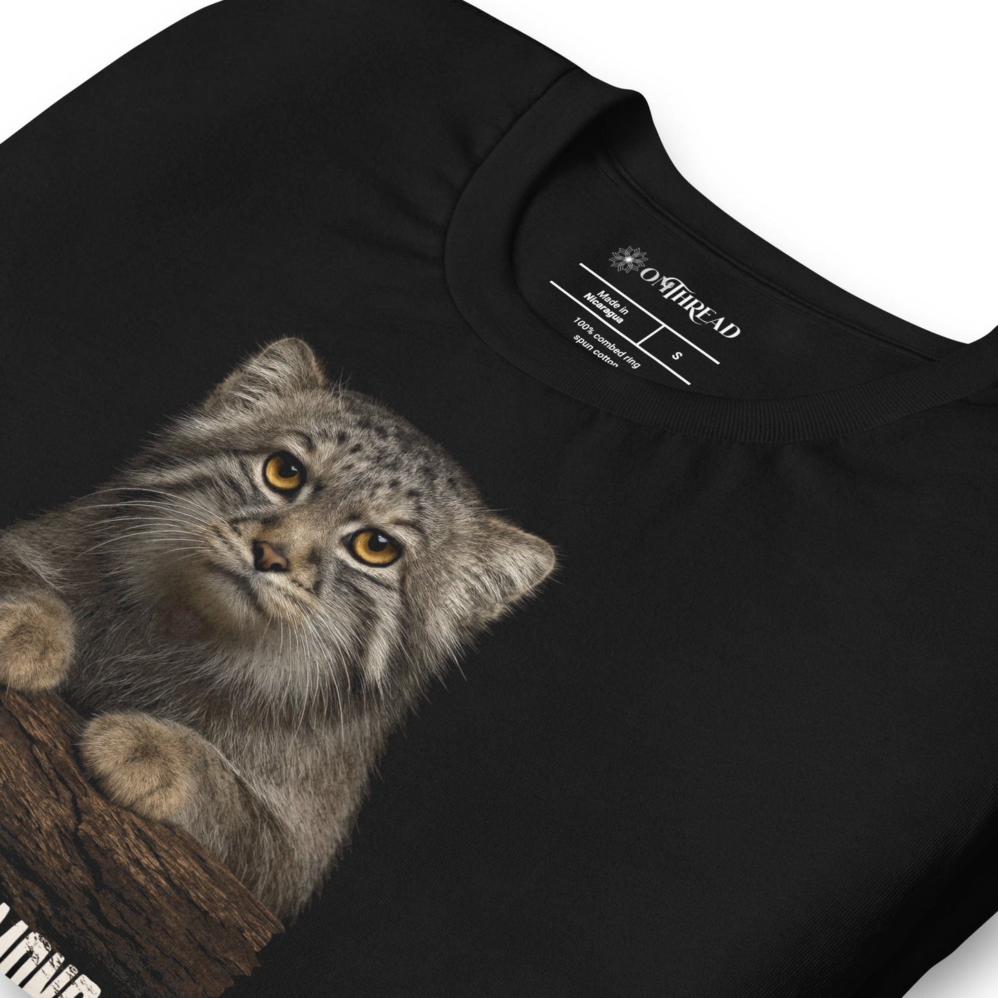 OMTHREAD Funny Manuls Hate Mondays Pallas Cat T-Shirt