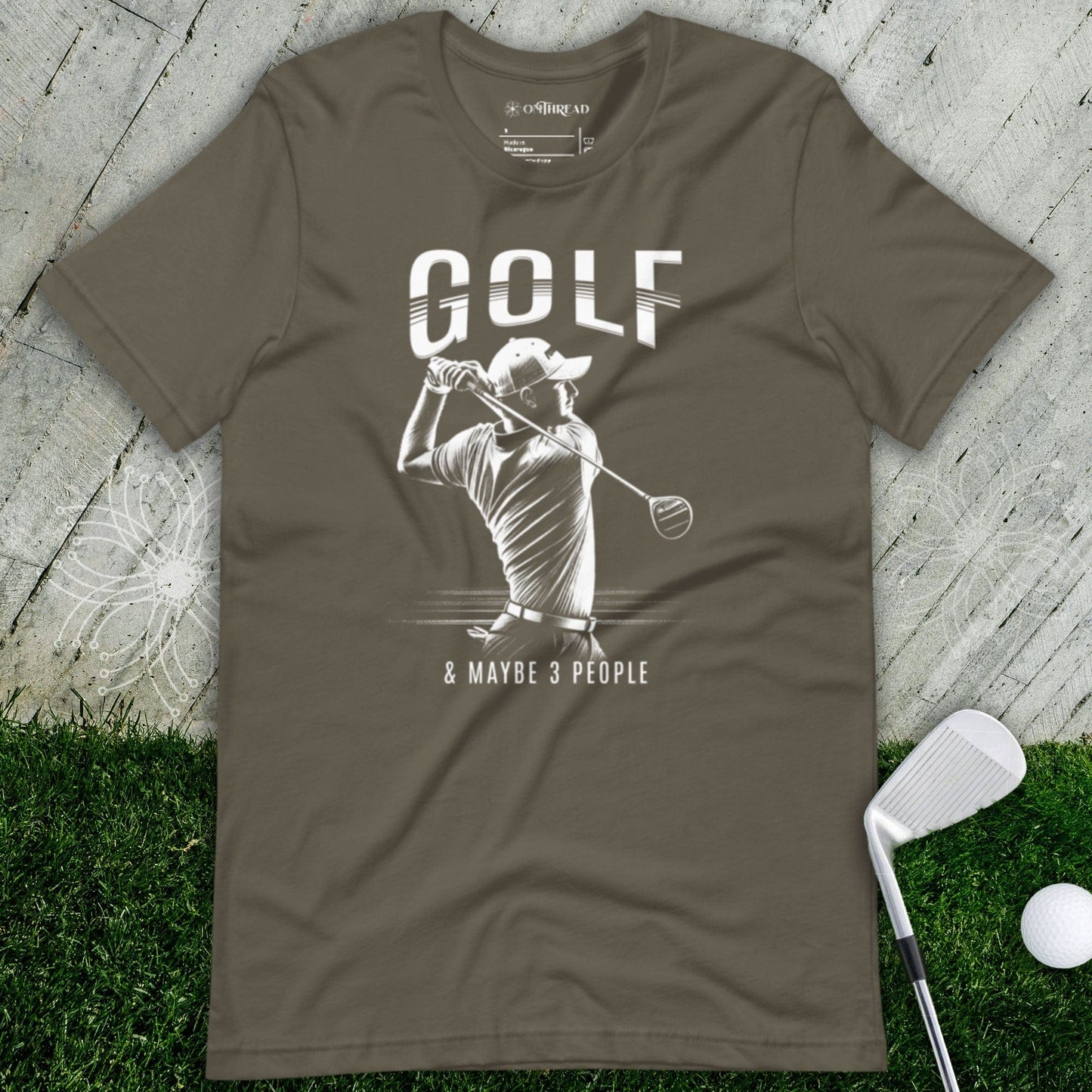 OMTHREAD Golf & Maybe 3 People Tee