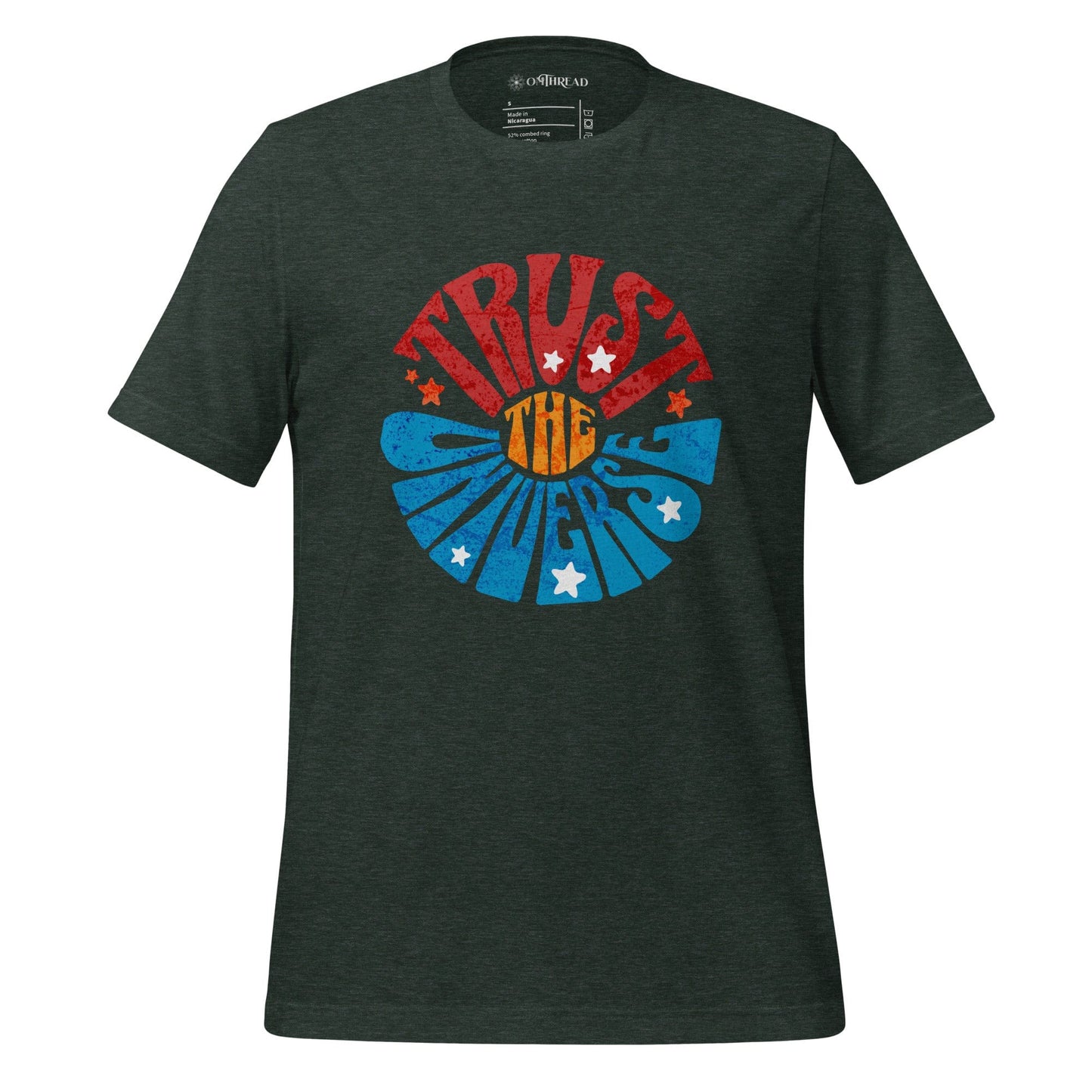 OMTHREAD Heather Forest / S Trust the Universe Motivational Tee