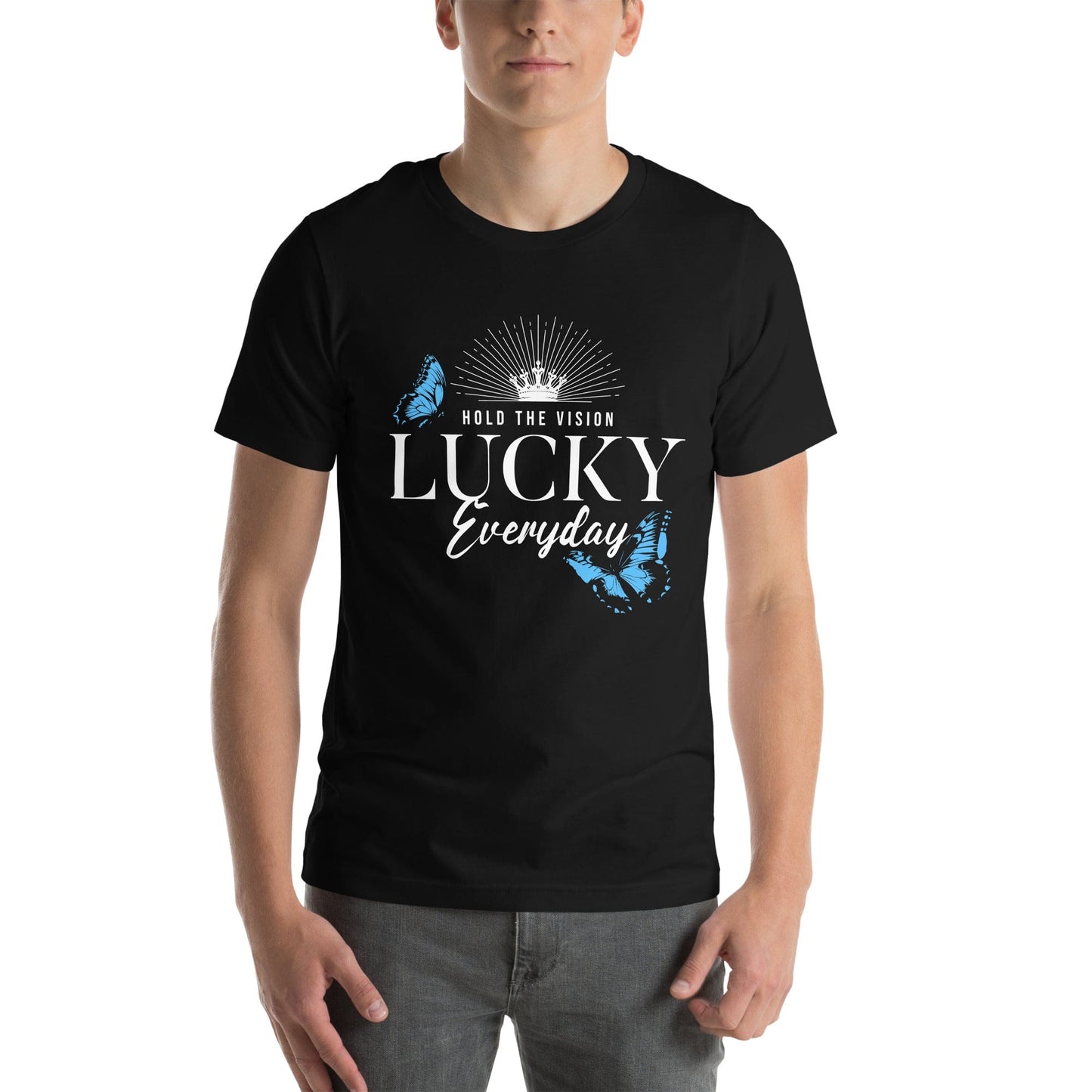 OMTHREAD Hold the Vision, Lucky Everyday Motivational Tee
