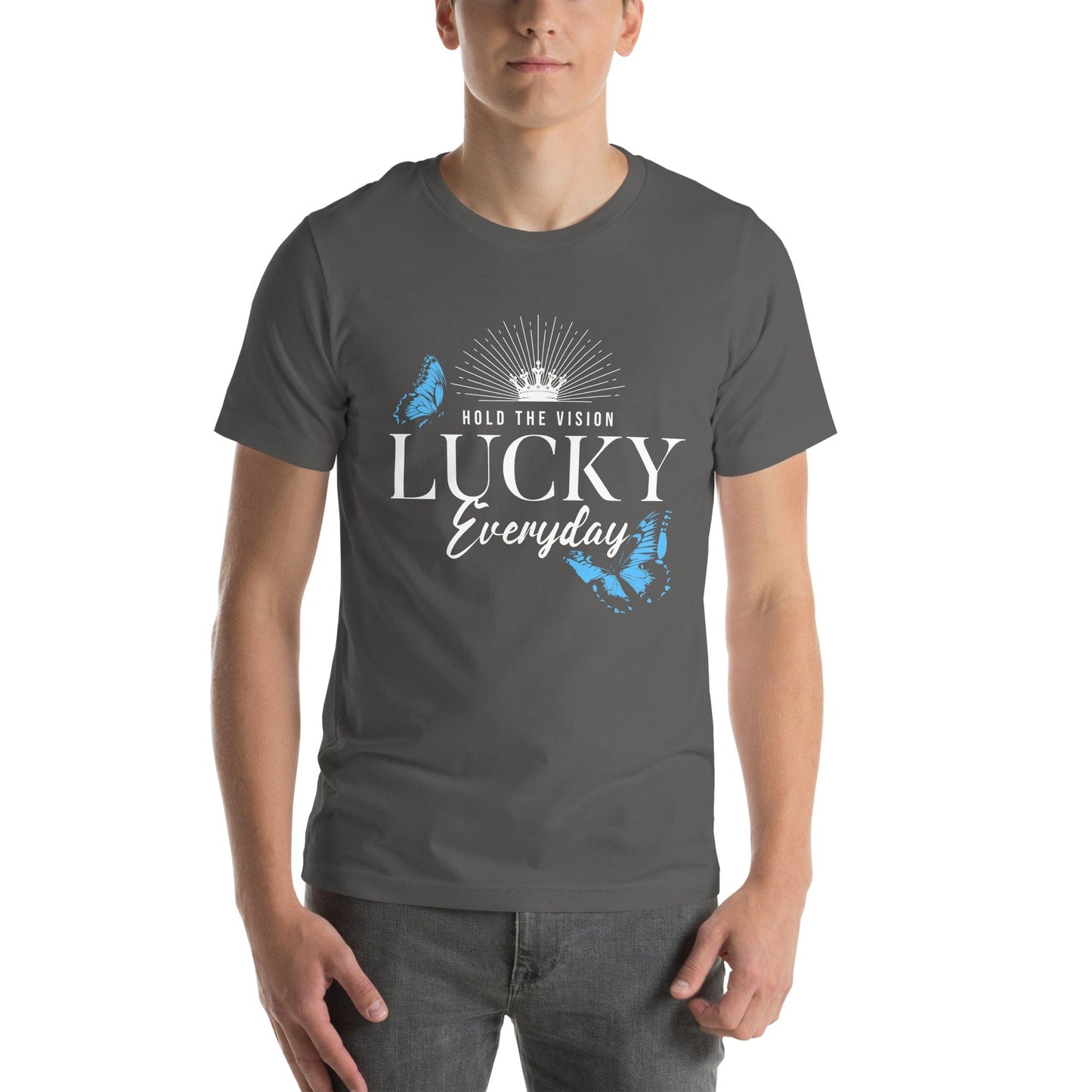 OMTHREAD Hold the Vision, Lucky Everyday Motivational Tee