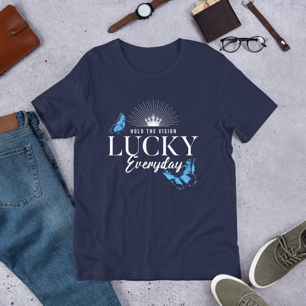 OMTHREAD Hold the Vision, Lucky Everyday Motivational Tee