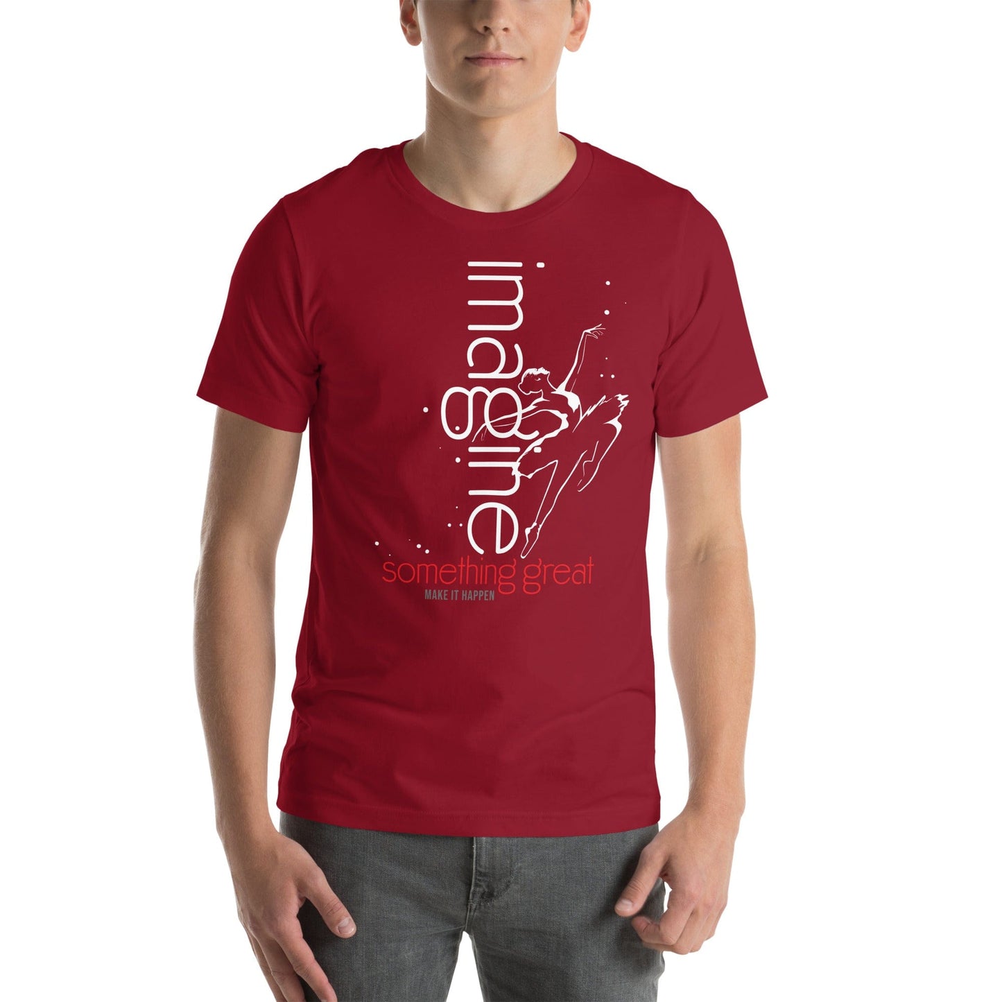 OMTHREAD Imagine Something Great Motivational Tee