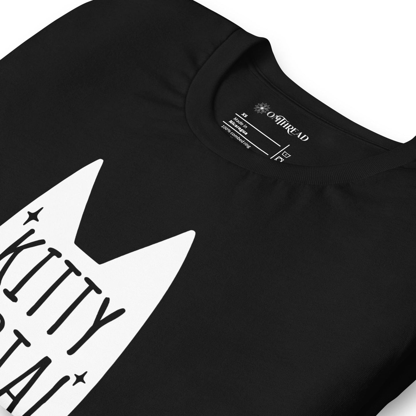 OMTHREAD Kitty Portal Doorway to Magic T-Shirt | Cat Lover Tee | Whimsical Cat Shirt