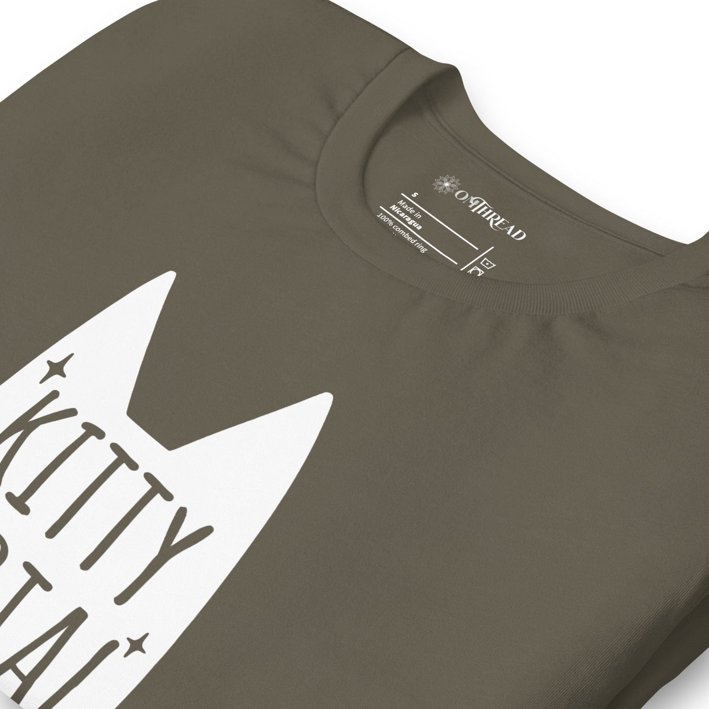 OMTHREAD Kitty Portal Doorway to Magic T-Shirt | Cat Lover Tee | Whimsical Cat Shirt