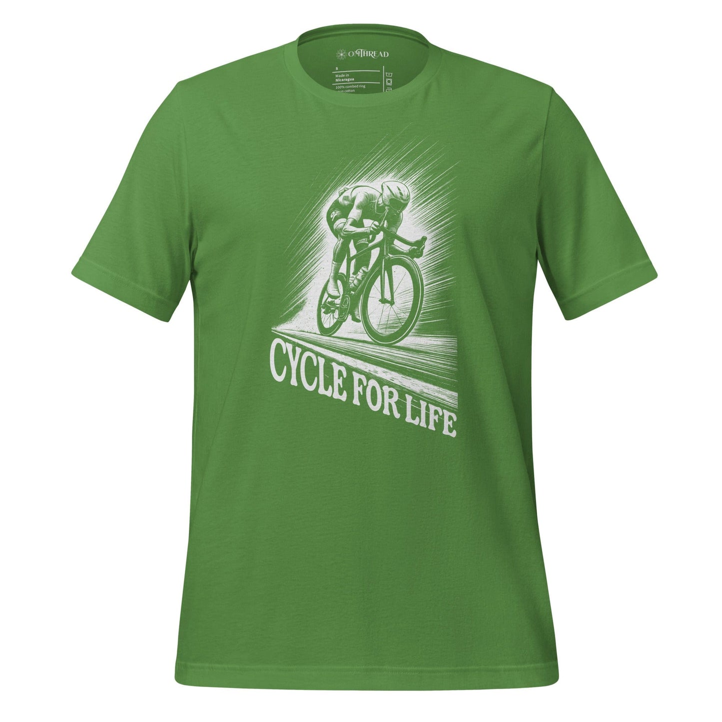 OMTHREAD Leaf / S Cycle for Life - Embrace the Journey Tee