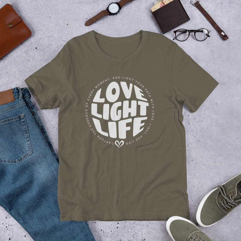 OMTHREAD LOVE, LIGHT, LIFE Tee