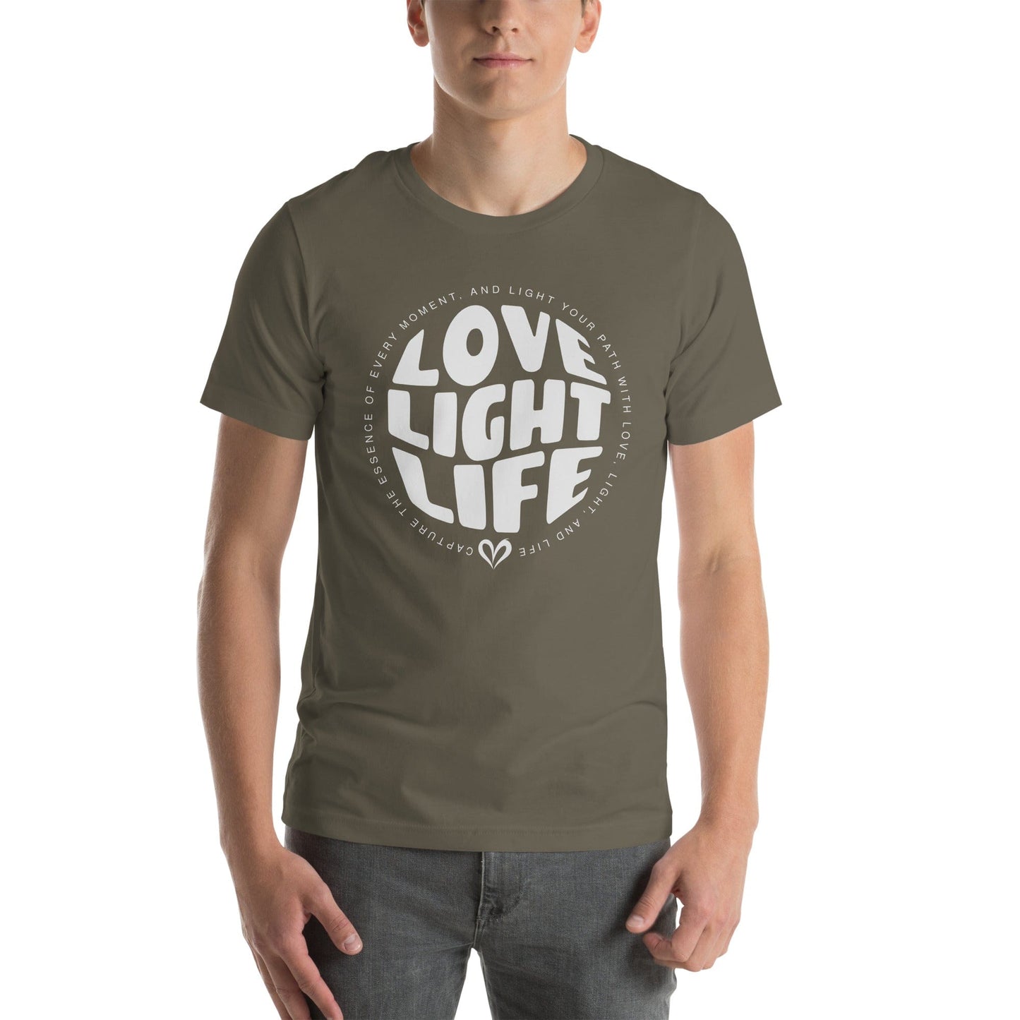 OMTHREAD LOVE, LIGHT, LIFE Tee